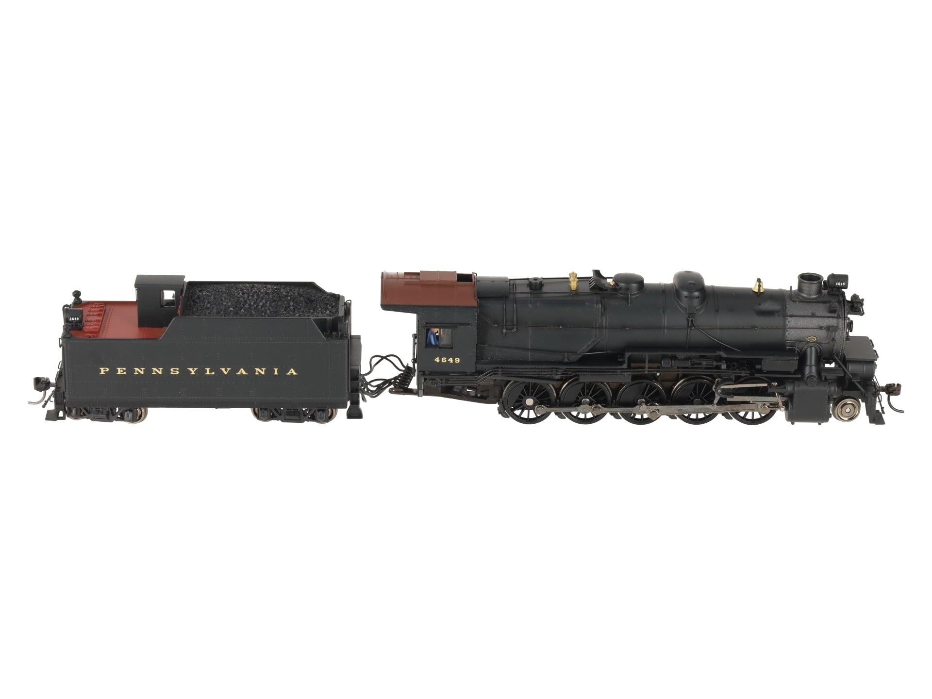 Broadway Limited 2050 HO Pennsylvania Steam I1sa 2-10-0, 90F82 Tender #4649 LN/Box