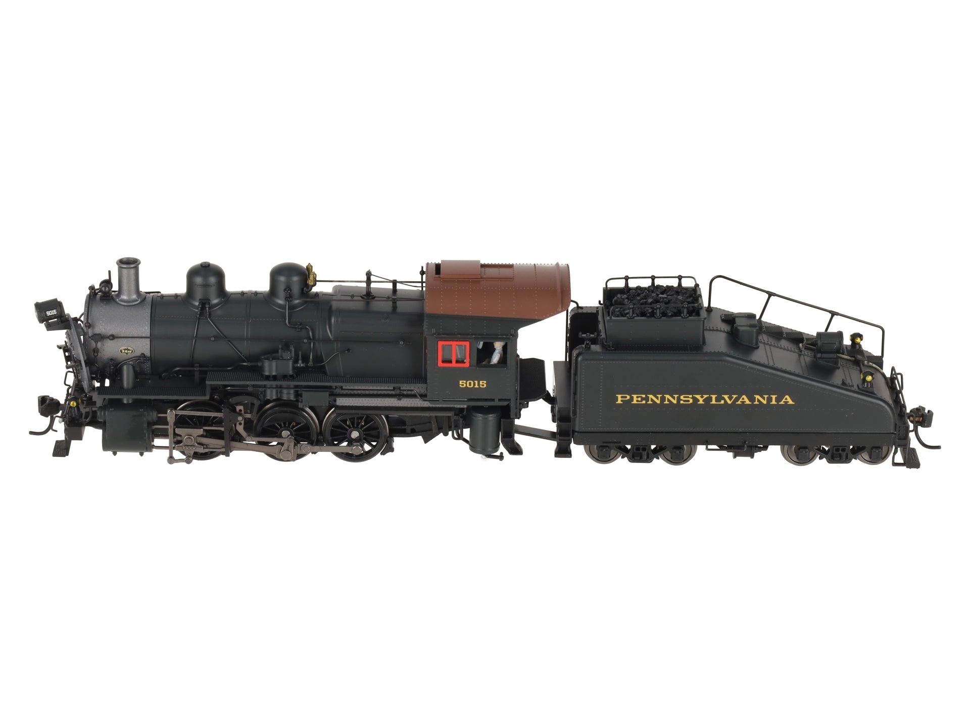 Broadway Limited 9173 HO PRR B6sb 0-6-0 Steam Loco w/ Tender, Sound/DC/DCC #5015 EX/Box