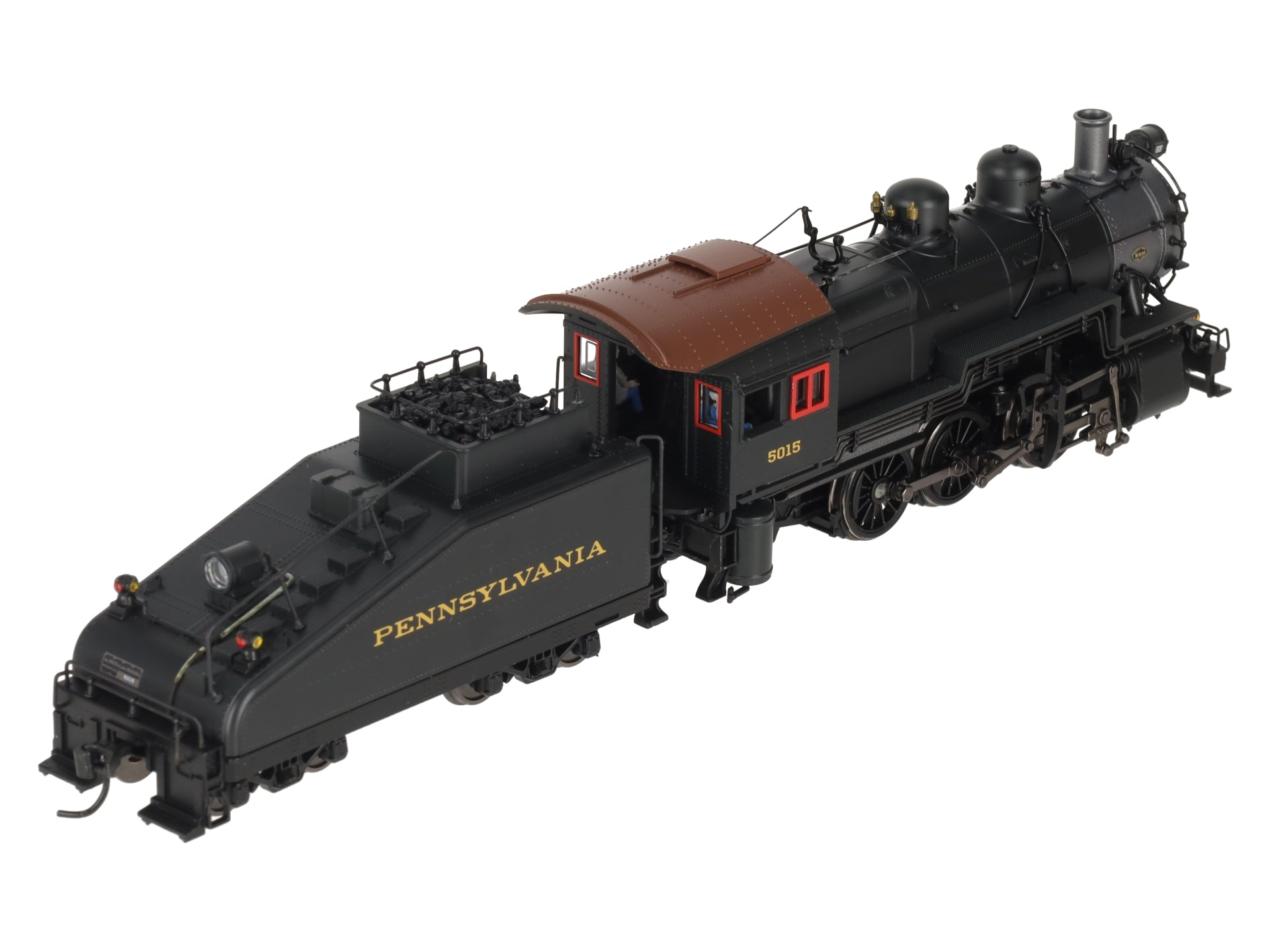 Broadway Limited 9173 HO PRR B6sb 0-6-0 Steam Loco w/ Tender, Sound/DC/DCC #5015 EX/Box
