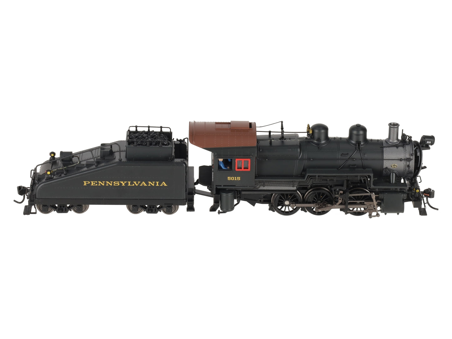 Broadway Limited 9173 HO PRR B6sb 0-6-0 Steam Loco w/ Tender, Sound/DC/DCC #5015 EX/Box