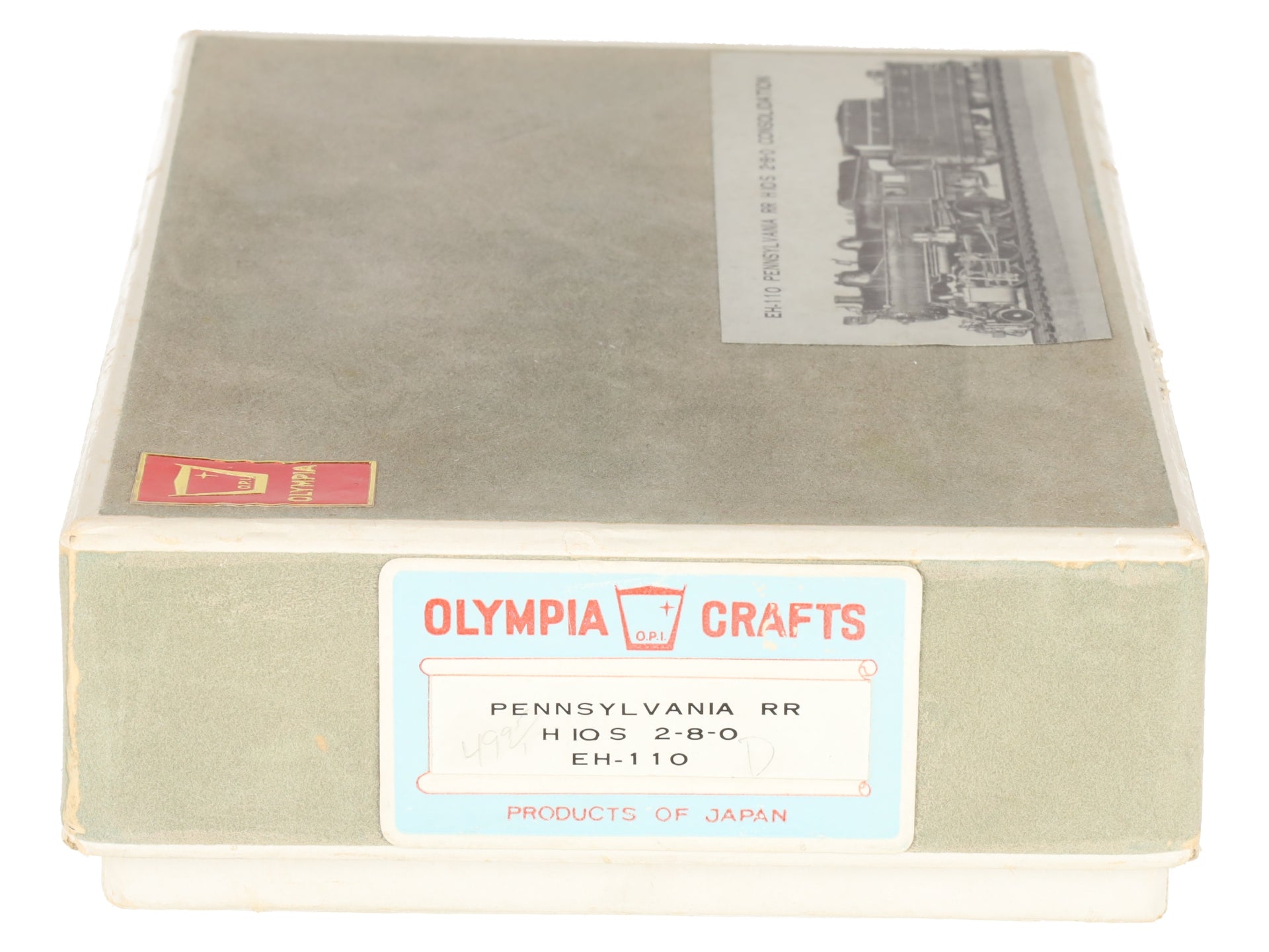 Olympia EH-110 HO Scale BRASS Pennsylvania RR H10S 2-8-0 Steam Loco & Tender VG/Box