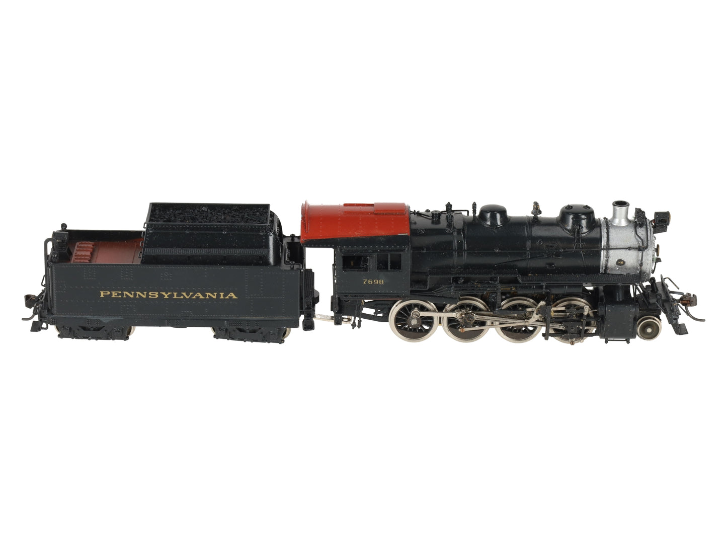 Olympia EH-110 HO Scale BRASS Pennsylvania RR H10S 2-8-0 Steam Loco & Tender VG/Box