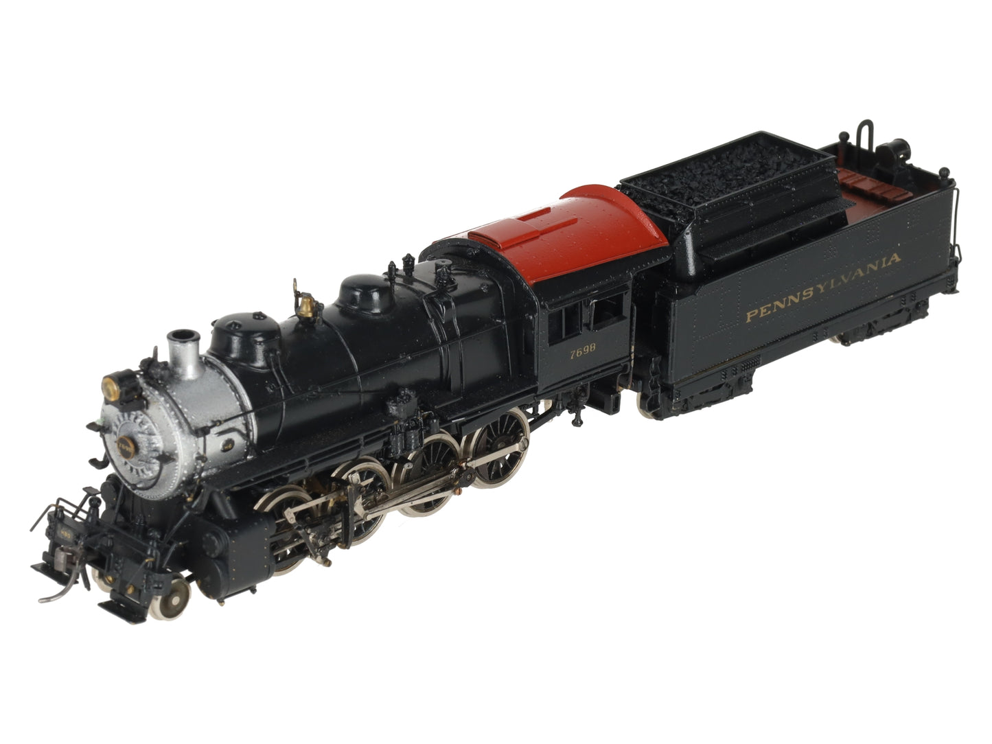 Olympia EH-110 HO Scale BRASS Pennsylvania RR H10S 2-8-0 Steam Loco & Tender VG/Box