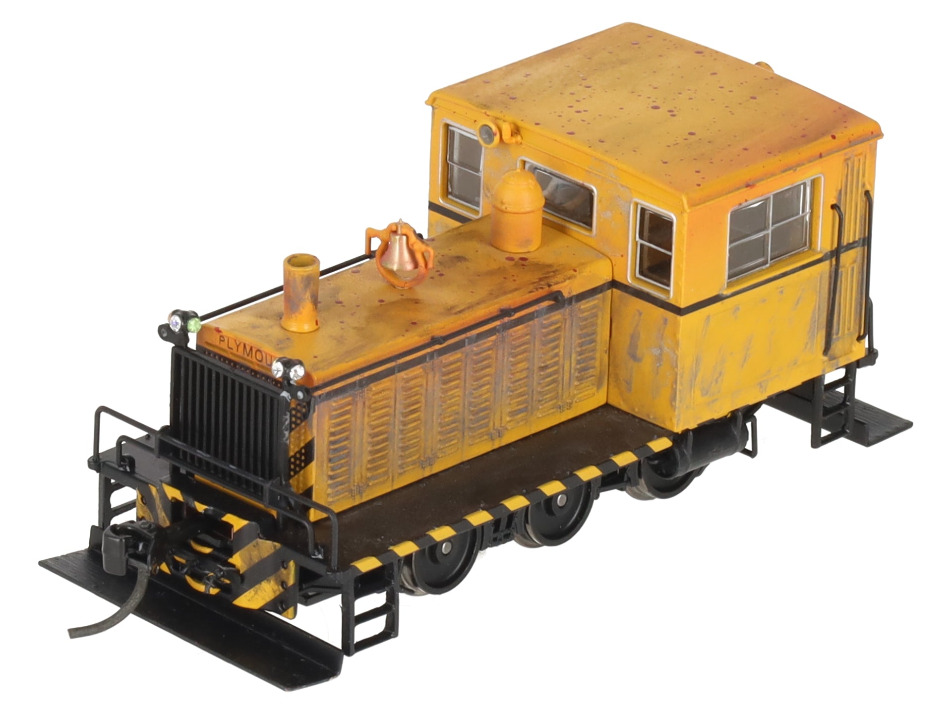 Broadway Limited 6552 HO Scale Unlettered Weathered Plymouth Switcher w/ DCC LN/Box