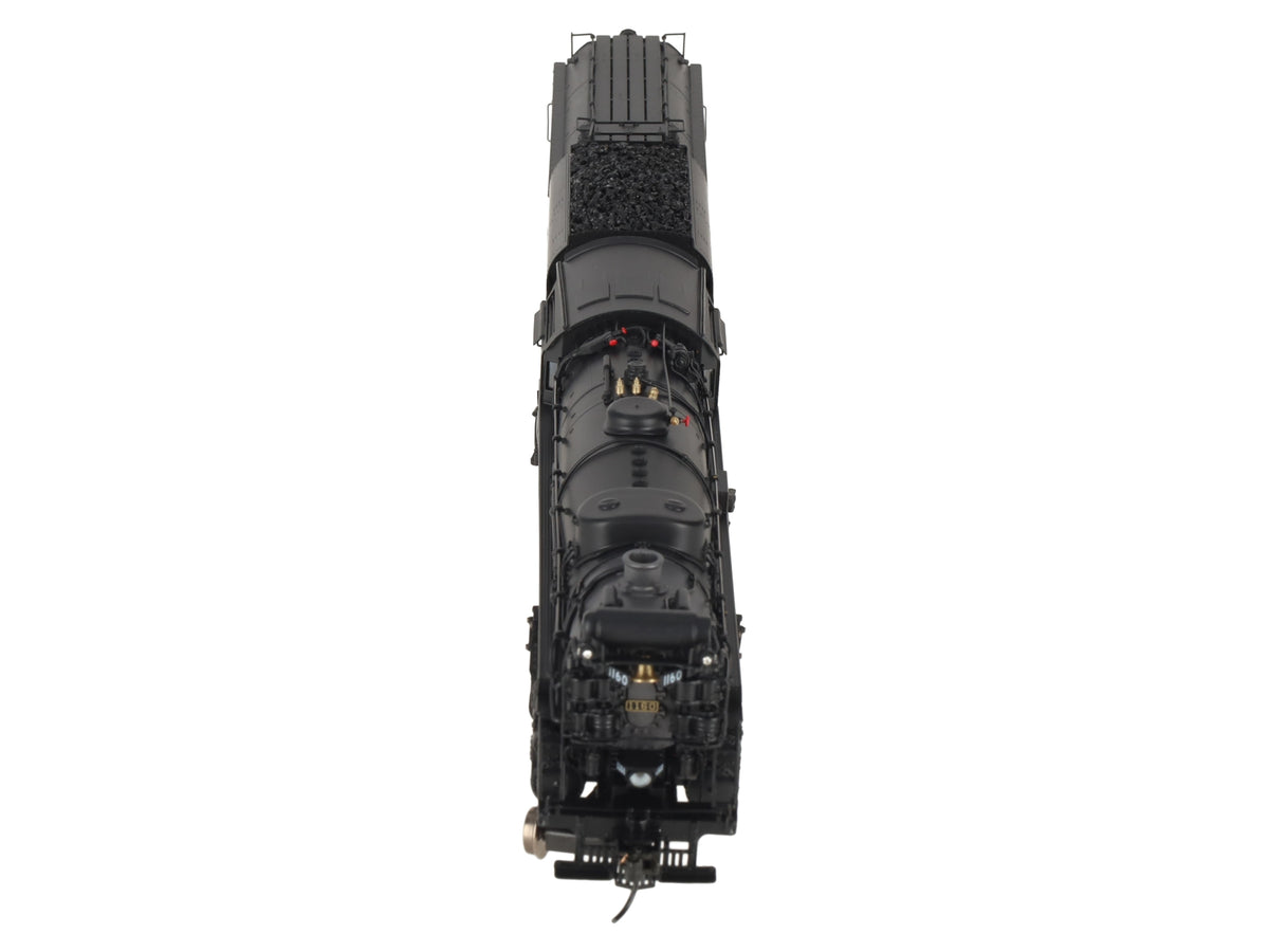Broadway Limited 7590 HO C&O K-2 Mikado Steam Locomotive w/16-VC Tender #1160
