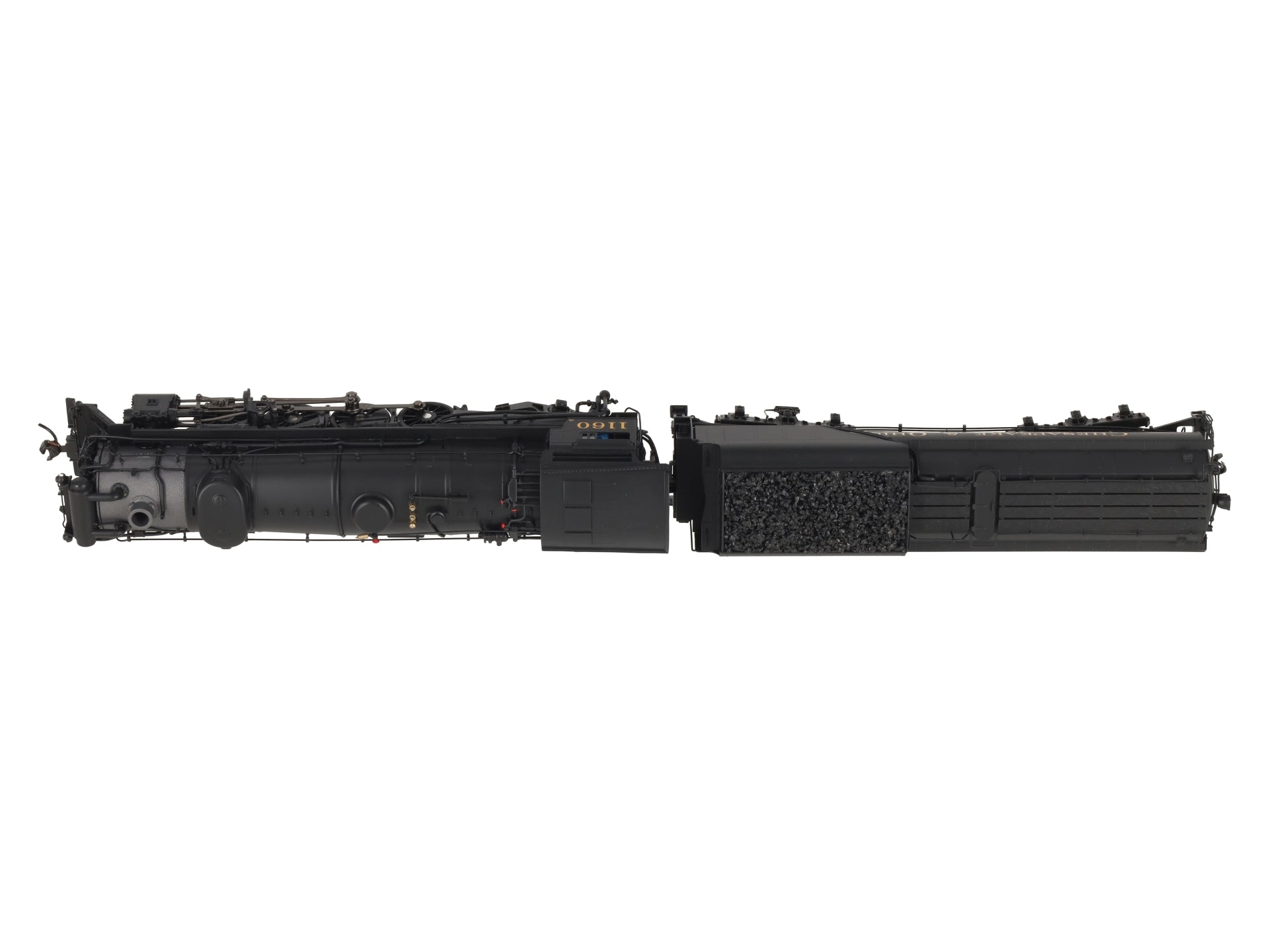 Broadway Limited 7590 HO C&O K-2 Mikado Steam Locomotive w/16-VC Tender #1160 LN/Box