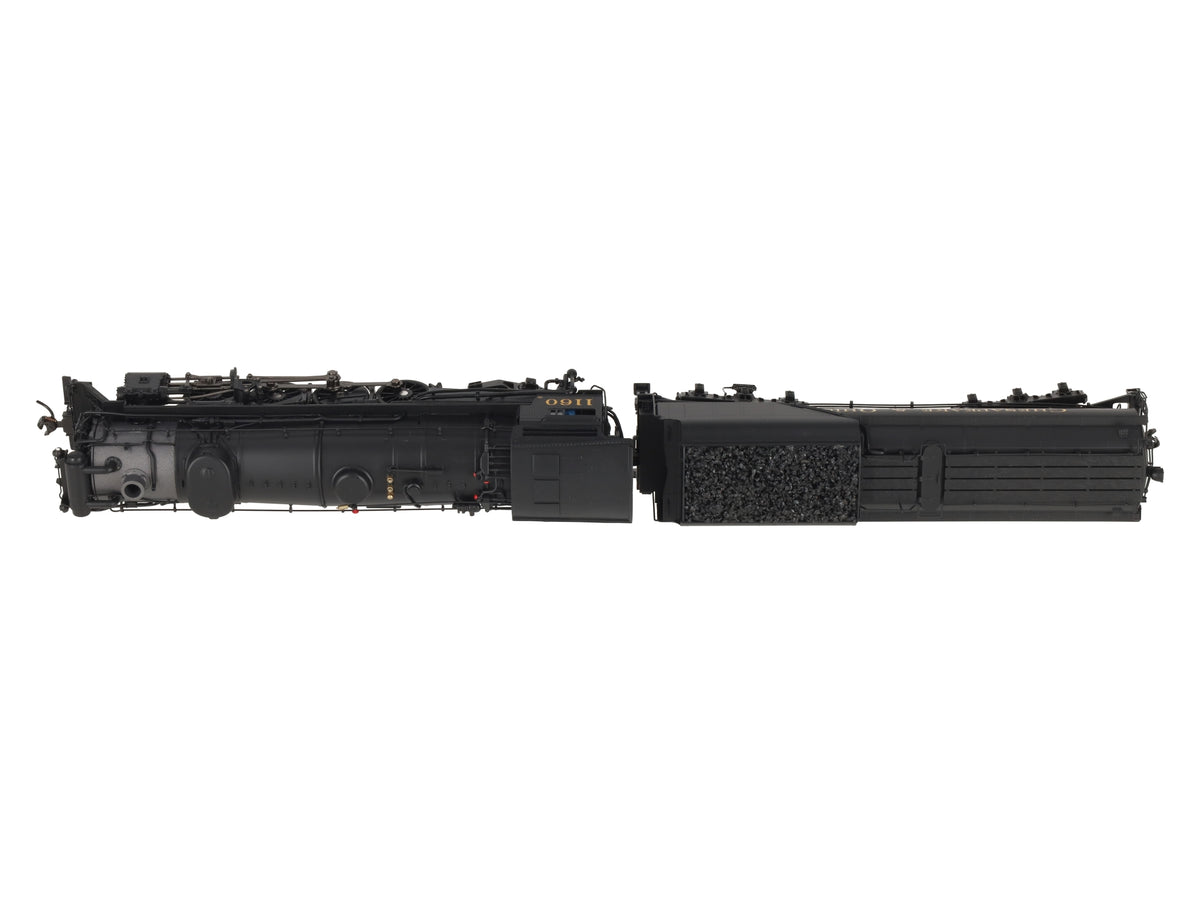 Broadway Limited 7590 HO C&O K-2 Mikado Steam Locomotive w/16-VC Tender #1160