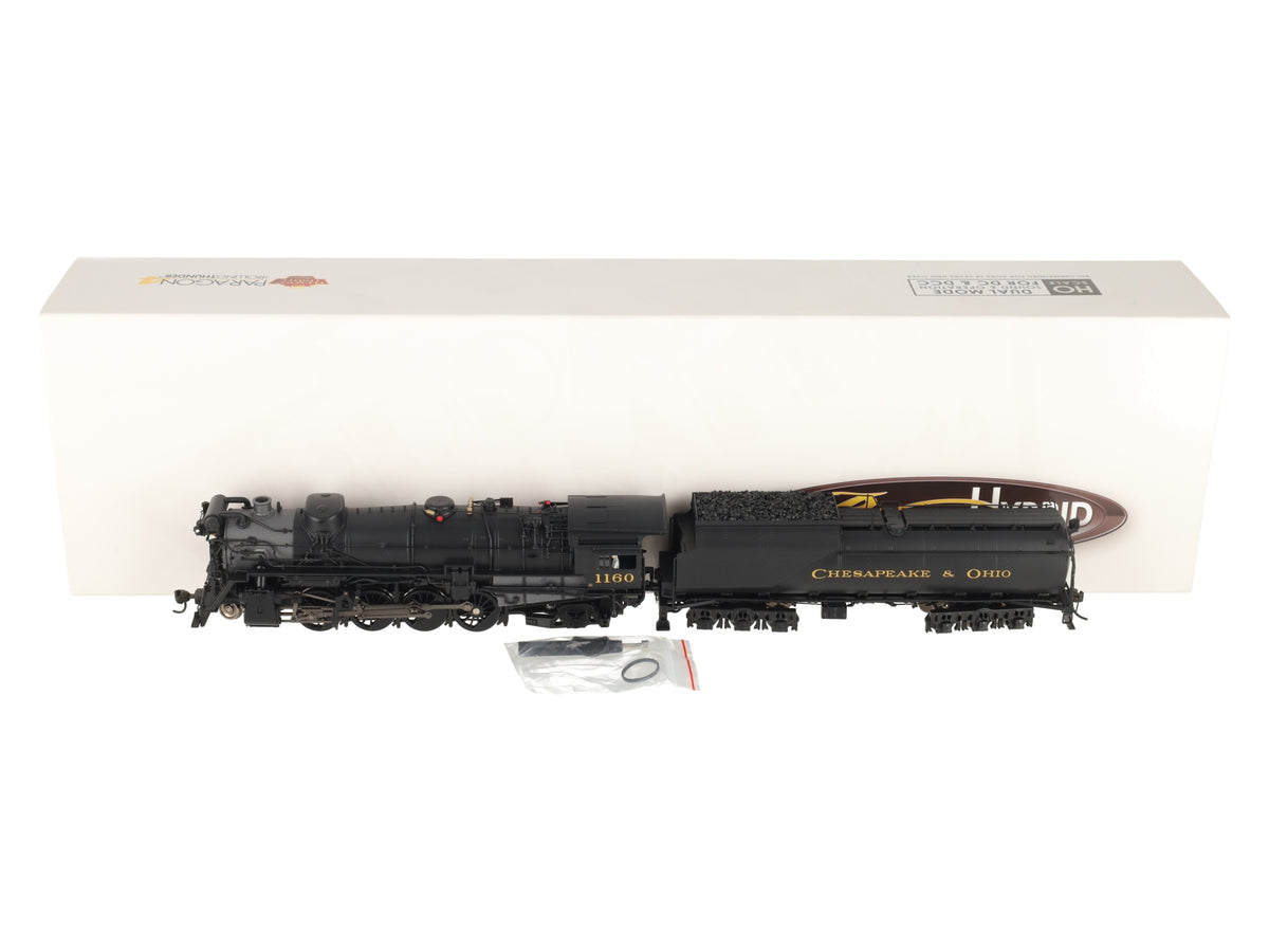 Broadway Limited 7590 HO C&O K-2 Mikado Steam Locomotive w/16-VC Tender #1160