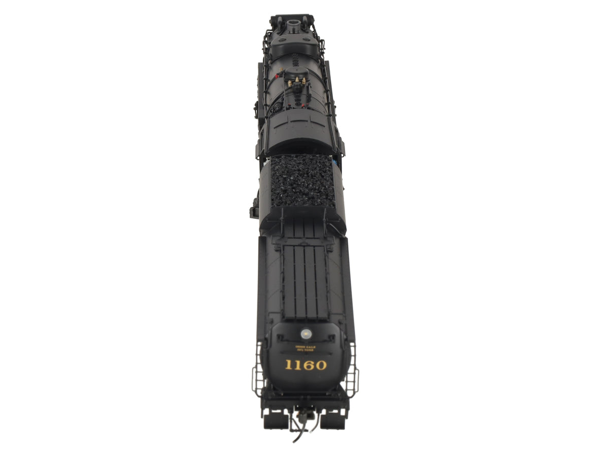 Broadway Limited 7590 HO C&O K-2 Mikado Steam Locomotive w/16-VC Tender #1160