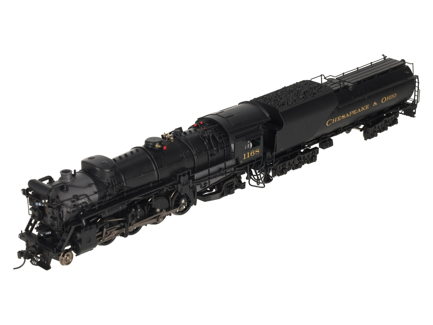Broadway Limited 7591 HO C&O K-2 Mikado Steam Locomotive w/16-VC Tender #1168 LN/Box