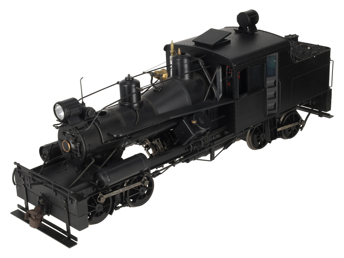 Bachmann Spectrum 81799 G Black Unlettered Two-Truck Heisler Steam Locomotive/Box
