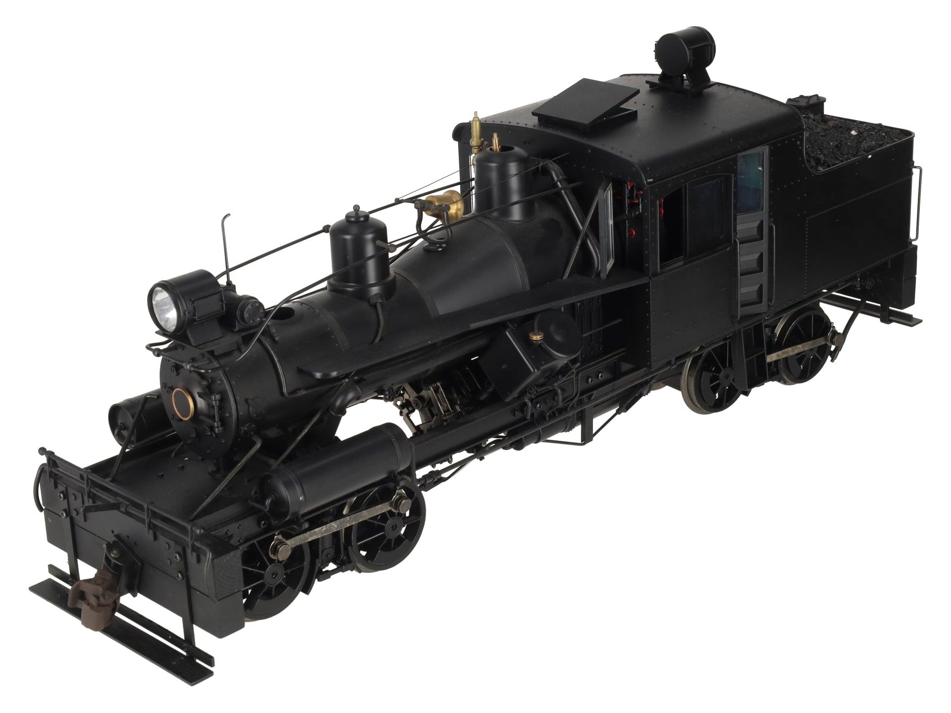 Bachmann Spectrum 81799 G Black Unlettered Two-Truck Heisler Steam Locomotive/Box
