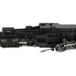 Bachmann Spectrum 81799 G Black Unlettered Two-Truck Heisler Steam Locomotive/Box