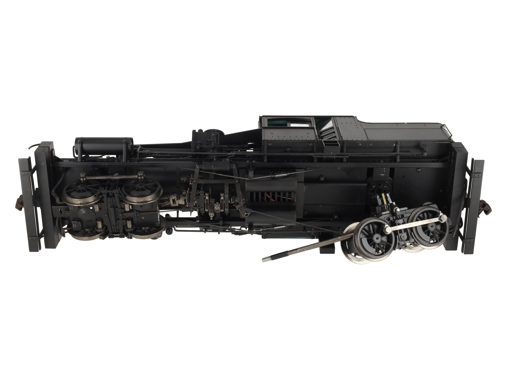Bachmann Spectrum 81799 G Black Unlettered Two-Truck Heisler Steam Locomotive/Box