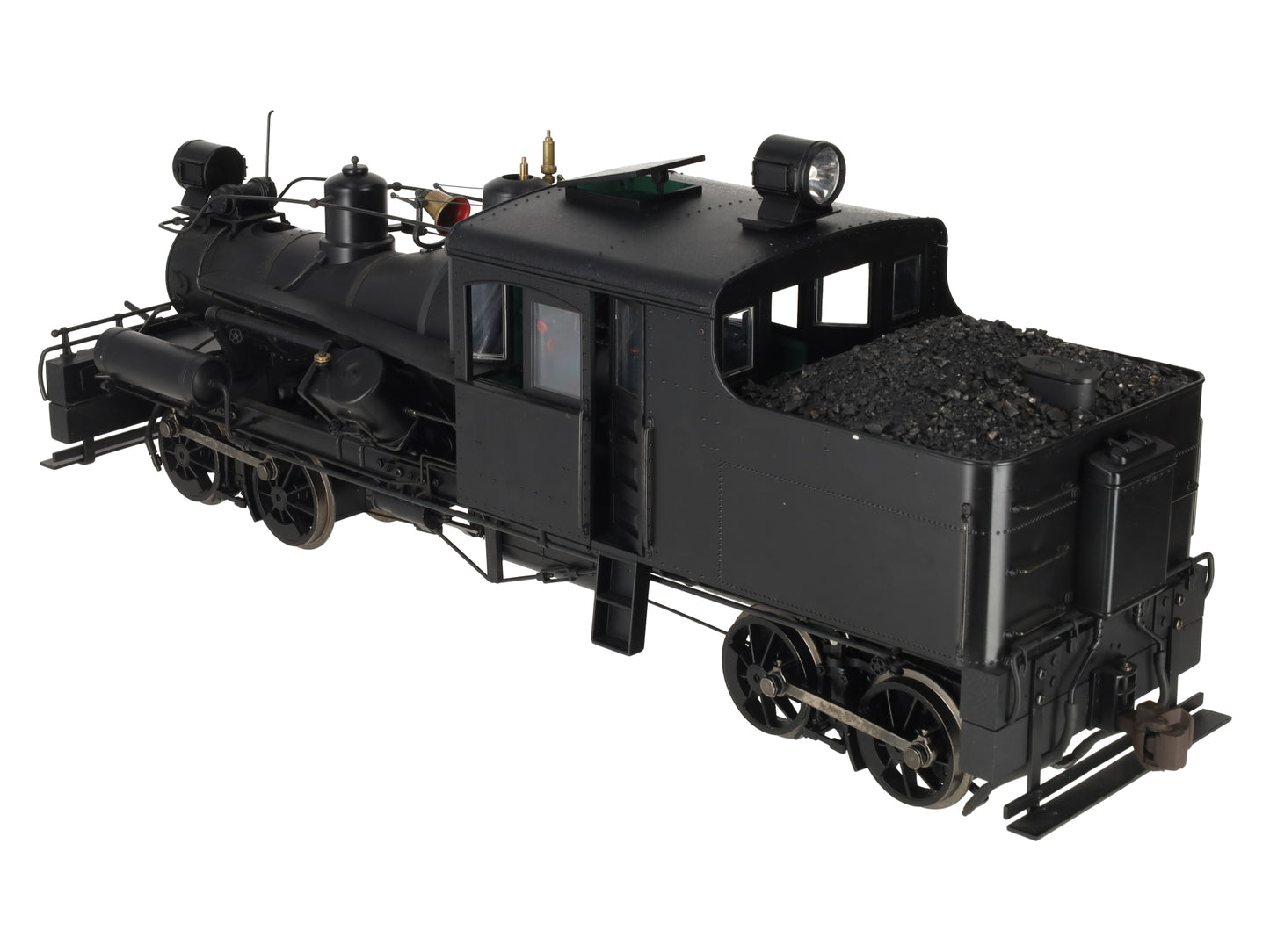 Bachmann Spectrum 81799 G Black Unlettered Two-Truck Heisler Steam Locomotive/Box