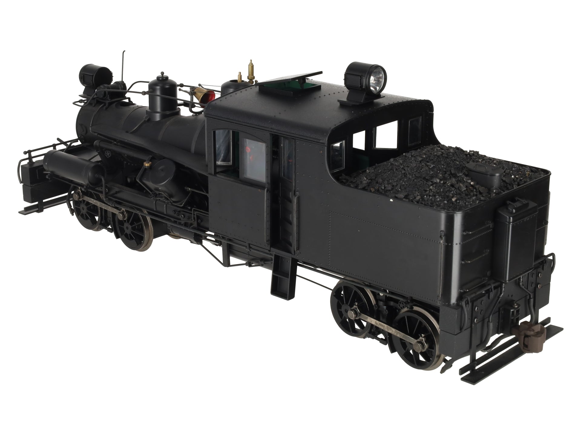 Bachmann Spectrum 81799 G Black Unlettered Two-Truck Heisler Steam Locomotive/Box