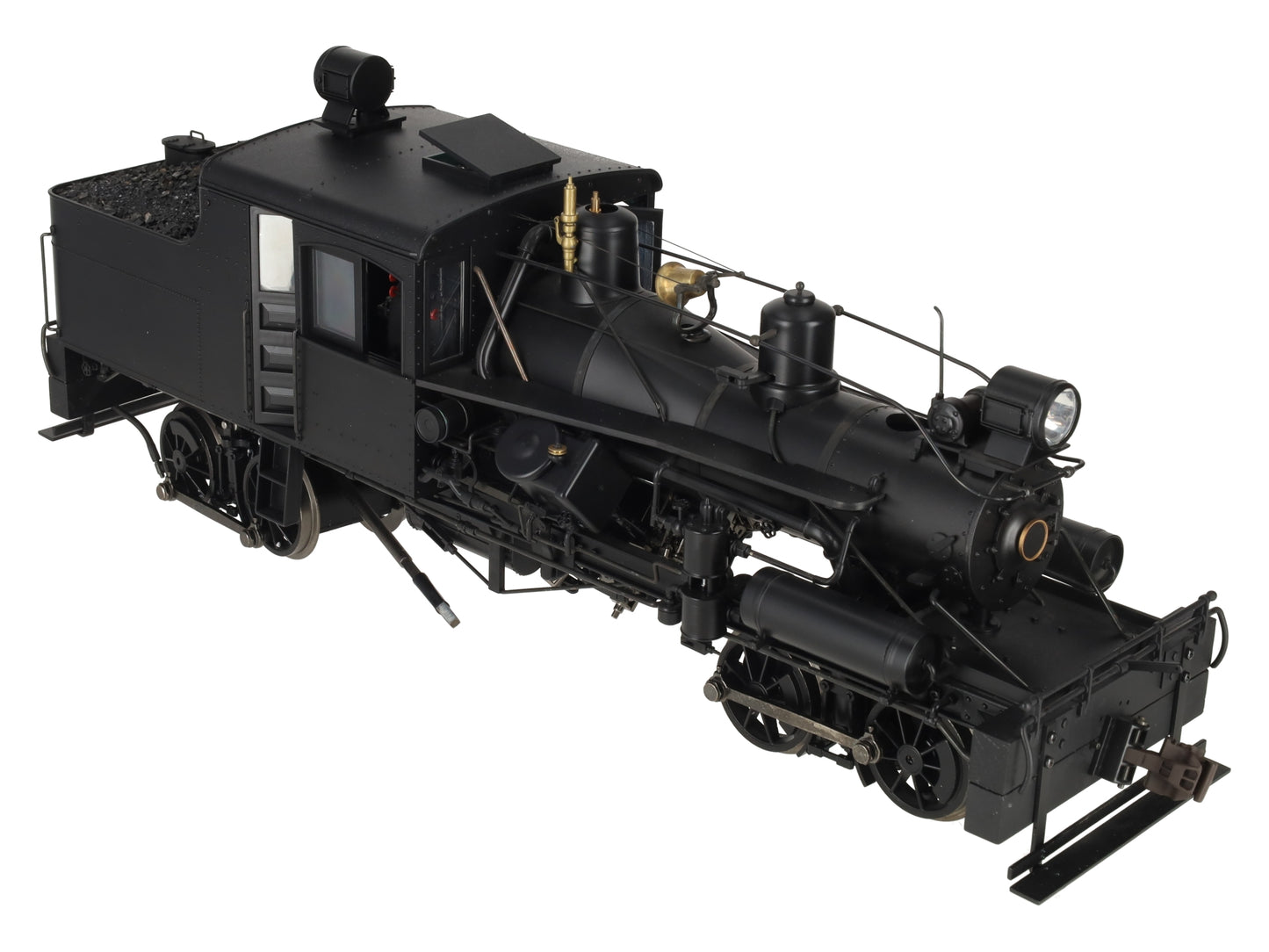 Bachmann Spectrum 81799 G Black Unlettered Two-Truck Heisler Steam Locomotive/Box
