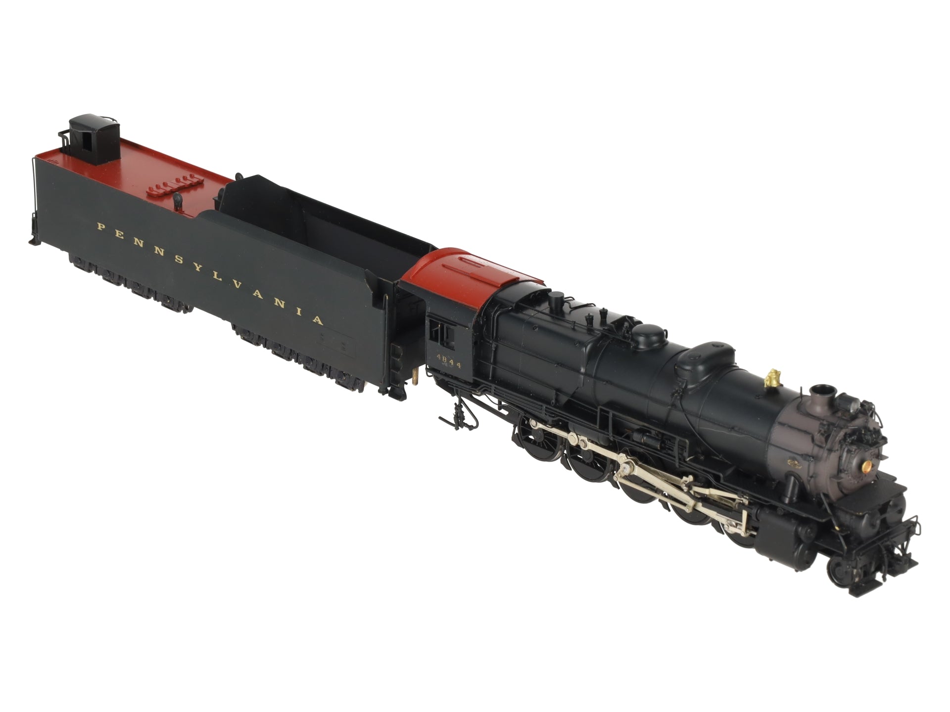 Key Imports HO BRASS Pennsylvania I-1sa 2-10-0 Decapod Steam w/Long Tender-Paint EX/Box