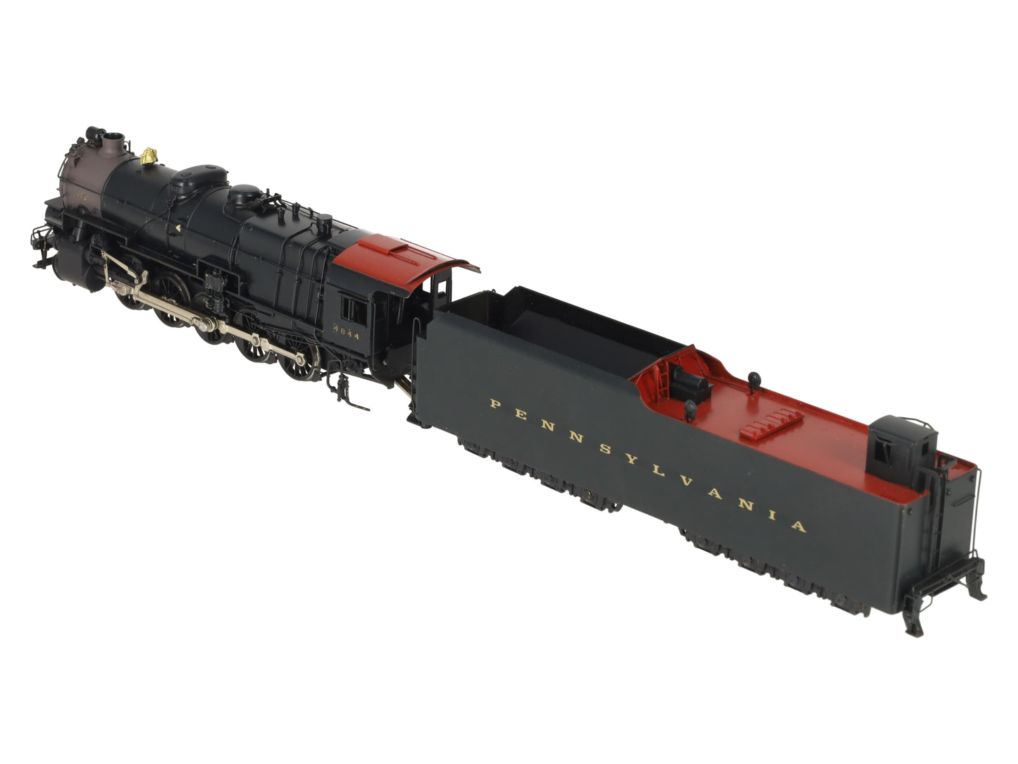 Key Imports HO BRASS Pennsylvania I-1sa 2-10-0 Decapod Steam w/Long Tender-Paint EX/Box