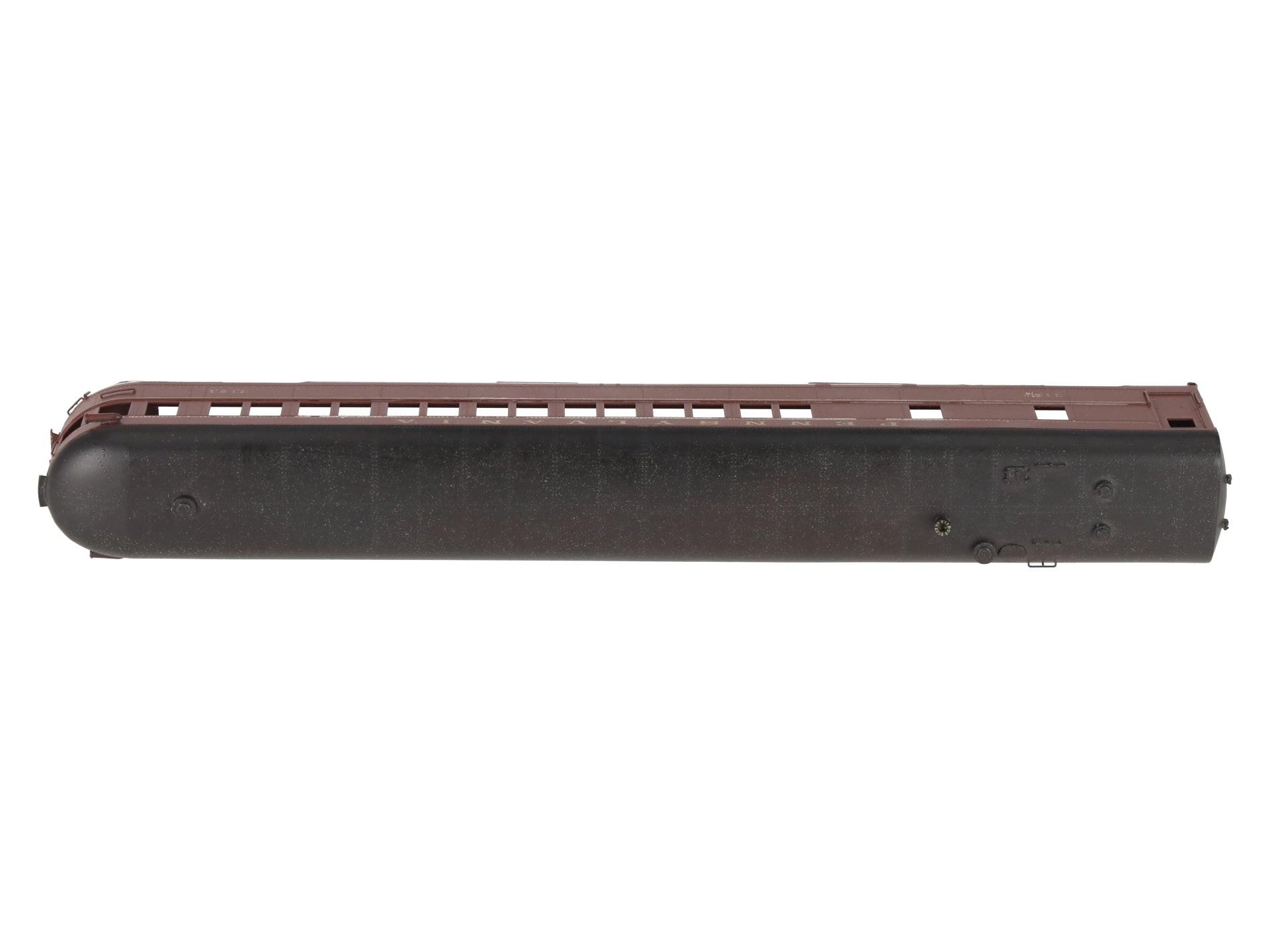 NJ International 717G BRASS HO Scale Poc70R Passenger Observation Lounge #1121 EX/Box