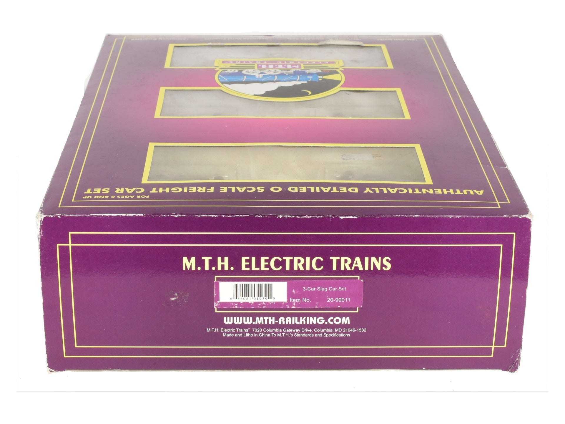 MTH 20-90011 O Gauge Undecorated Premier Slag Car Set EX/Box