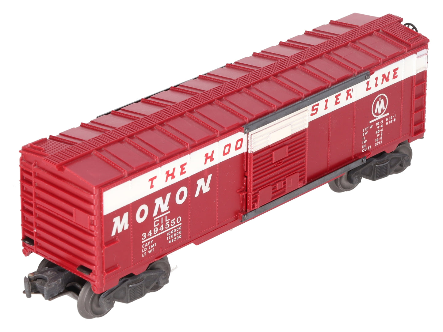 Lionel 3494-550 Vintage O Monon Operating Boxcar - RARE! EX