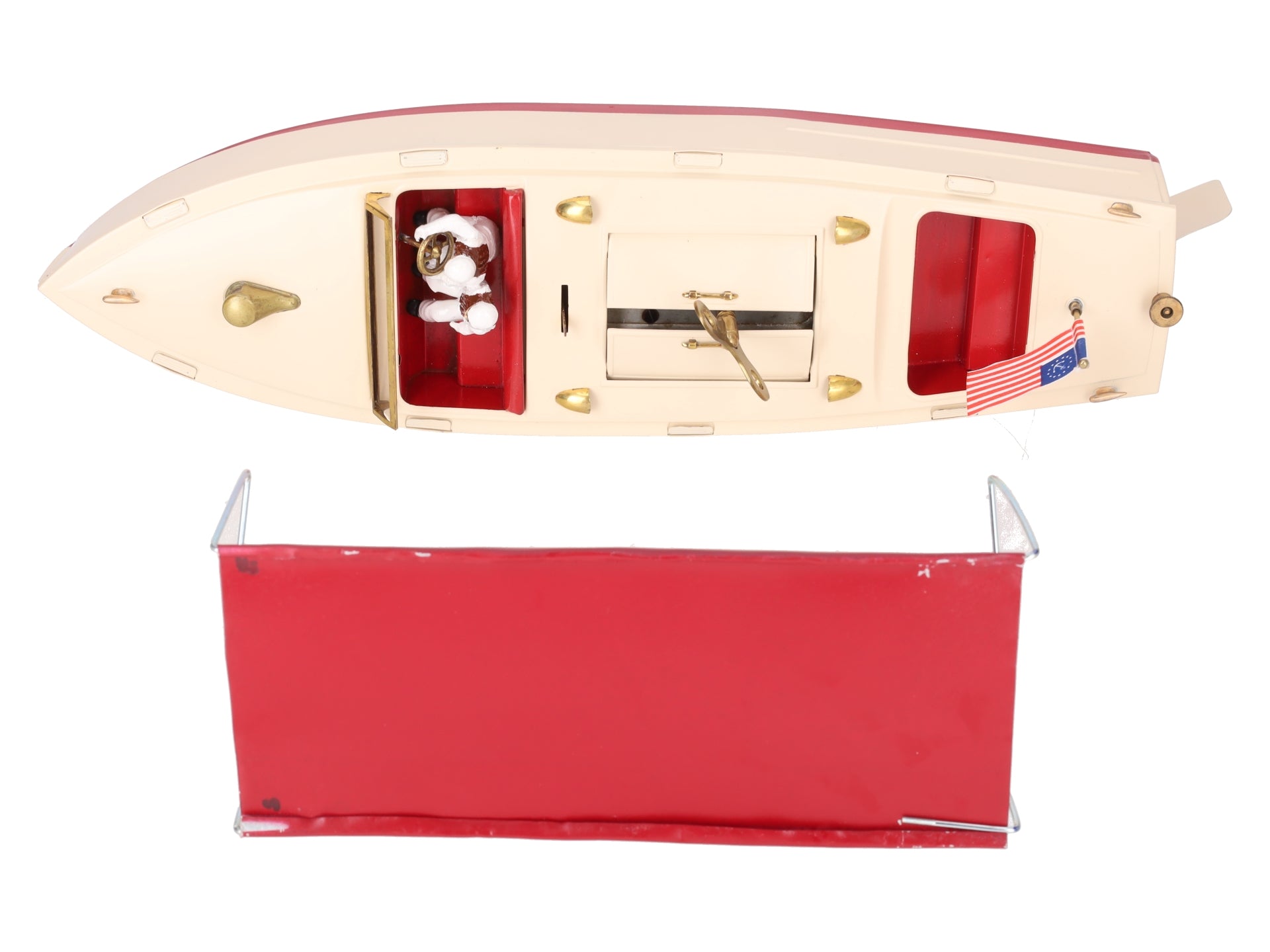 Lionel 6-13802 Std. Gauge Reproduction Prewar Tinplate #43 Craft Pleasure Boat EX