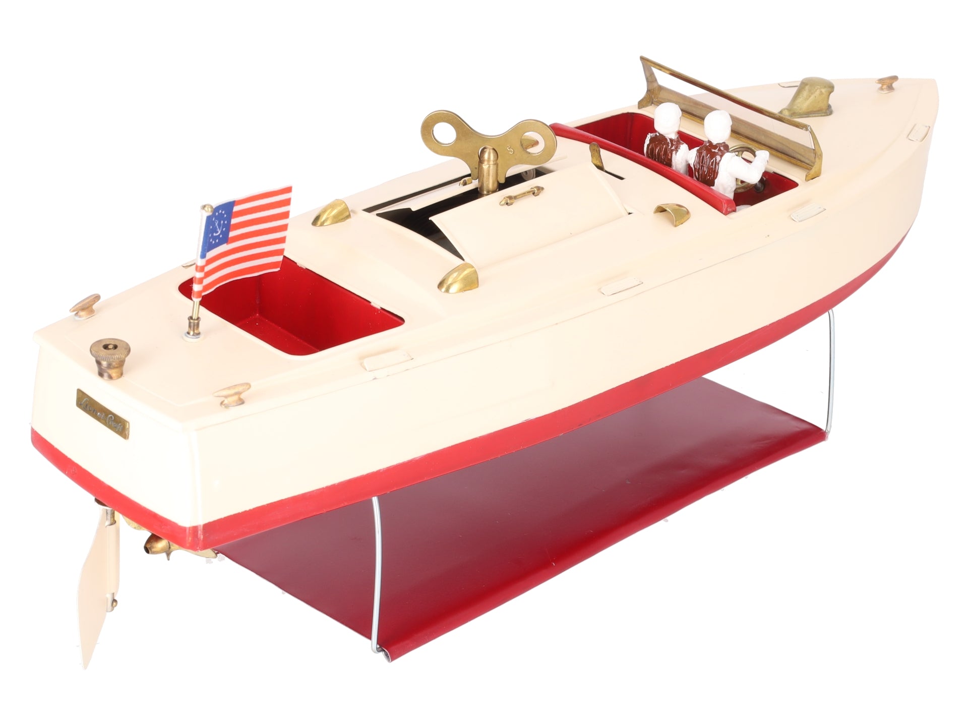 Lionel 6-13802 Std. Gauge Reproduction Prewar Tinplate #43 Craft Pleasure Boat EX