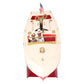 Lionel 6-13802 Std. Gauge Reproduction Prewar Tinplate #43 Craft Pleasure Boat EX