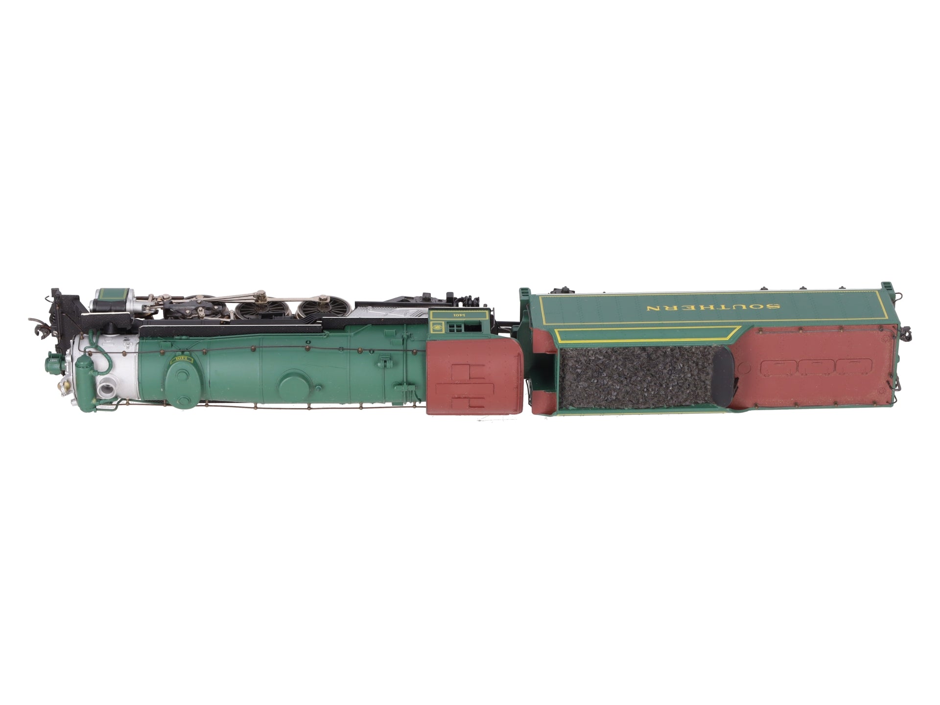 AHM 5087-12 HO Scale Southern 4-6-2 Steam Locomotive & Tender #1401 EX/Box