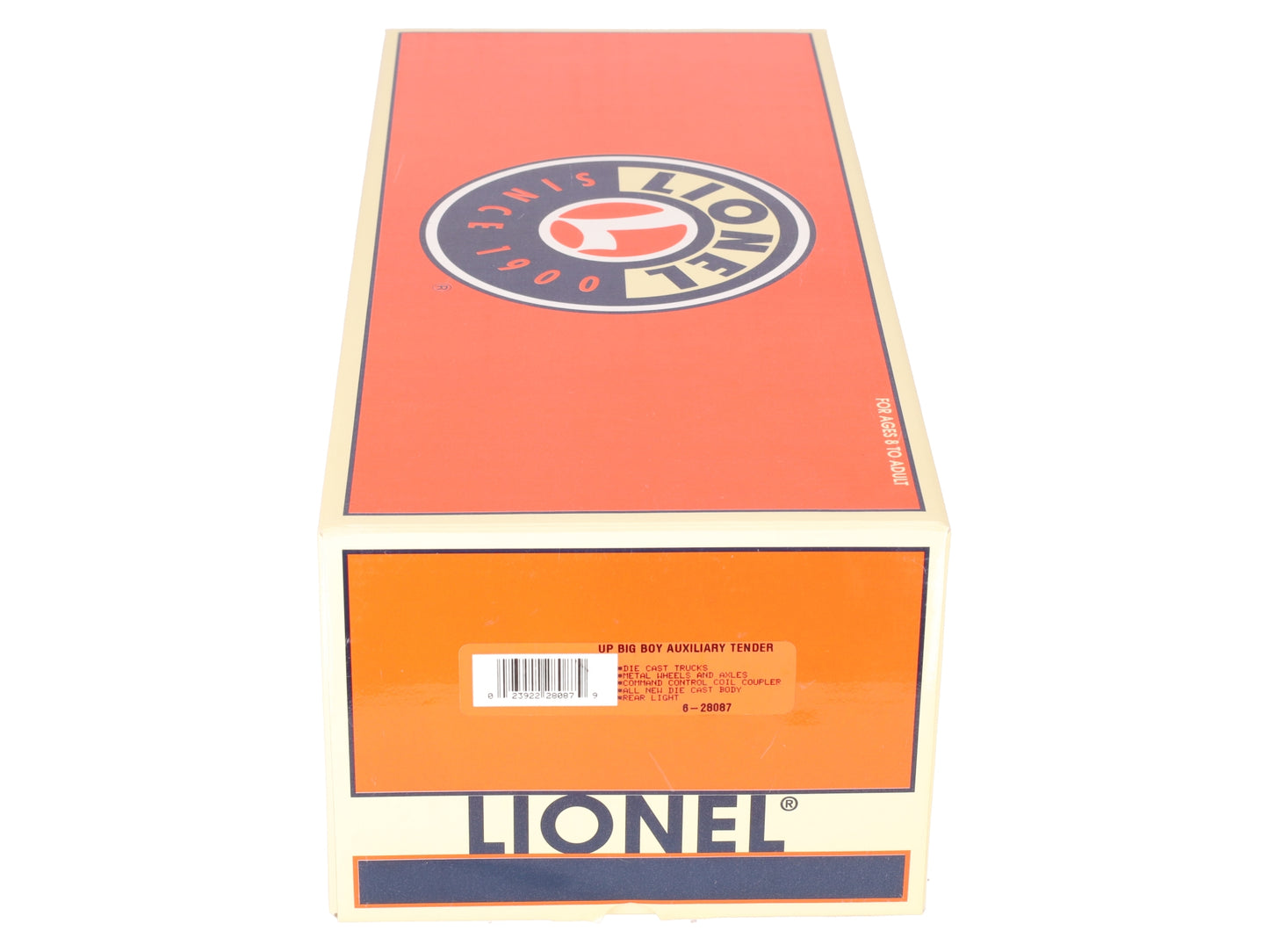 Lionel 6-28087 O Gauge Union Pacific Big Boy Auxiliary Tender VG/Box