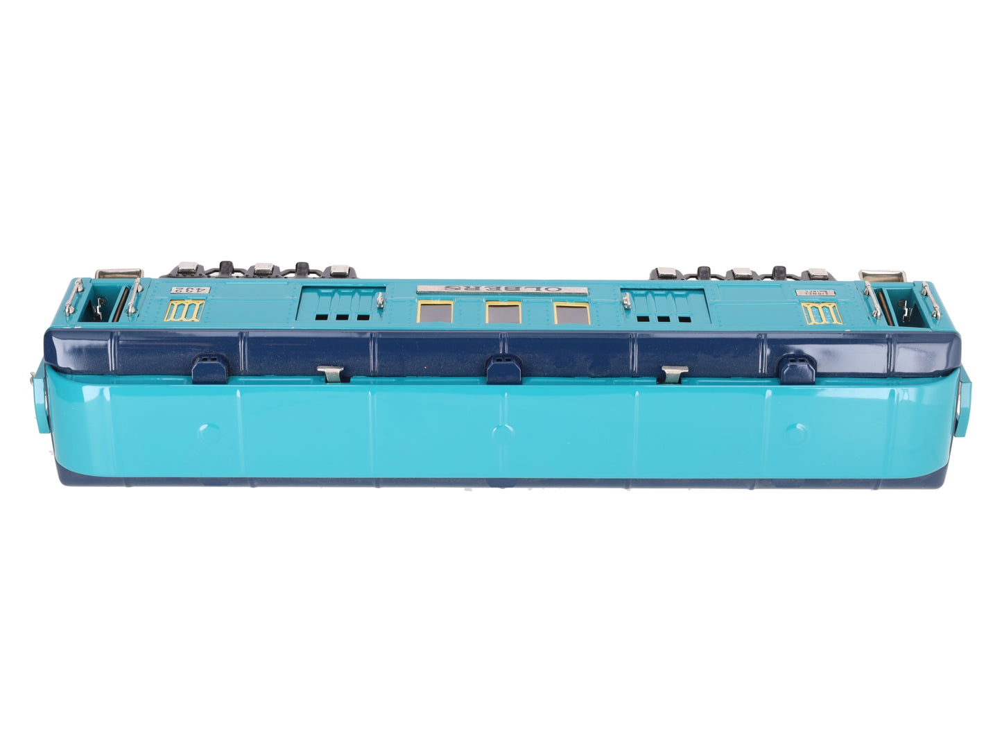 MTH 11-40041 Std. Gauge Two Tone Blue Comet "Olbers" Baggage Car EX
