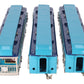 MTH 11-40040 Std.Gauge Two Tone Blue Comet Nickel Trim Passenger Set (Set of 3) EX