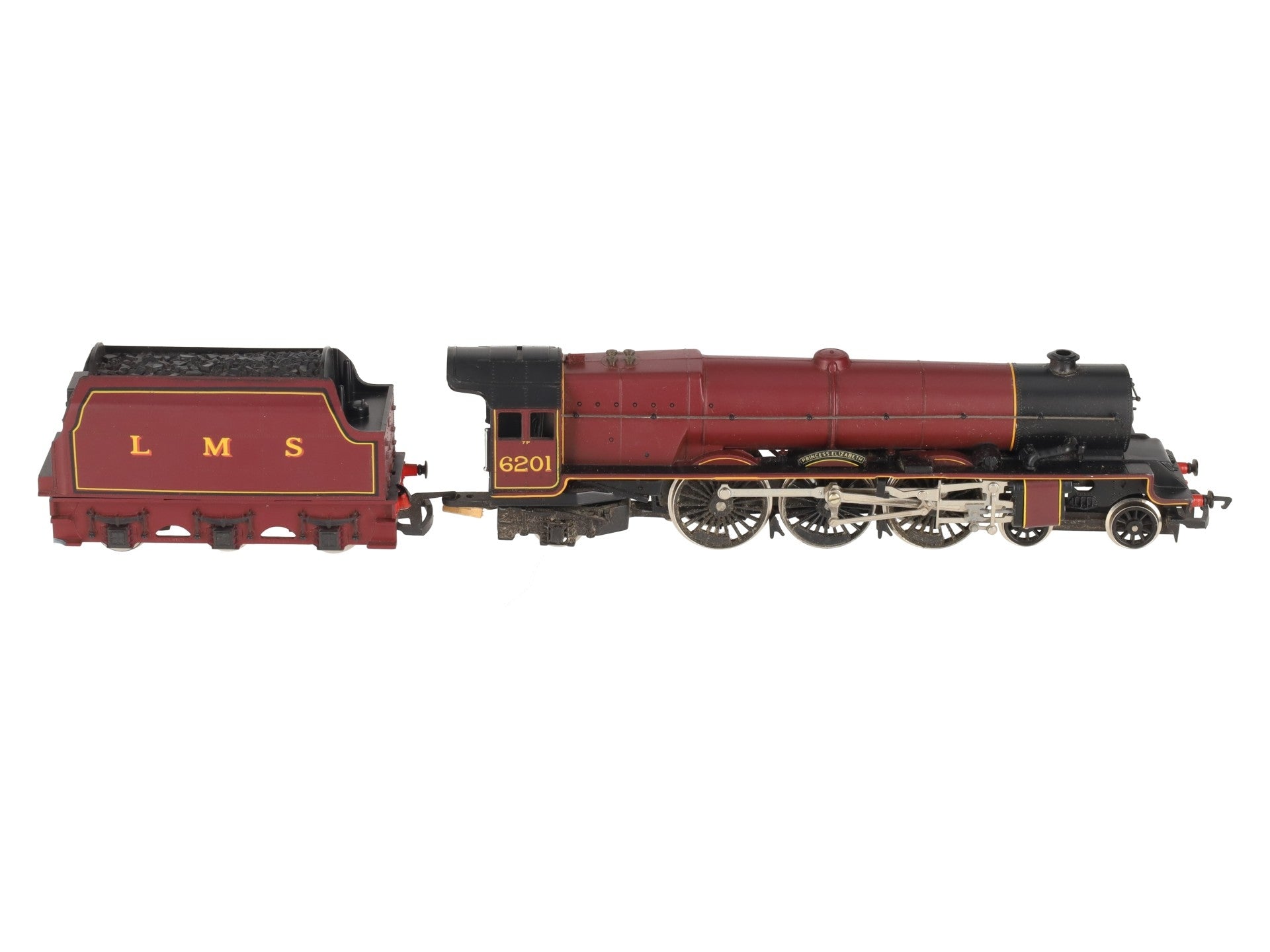Hornby R832 OO LMS Princess Elizabeth Steam Locomotive & Tender #6201 - DC EX/Box