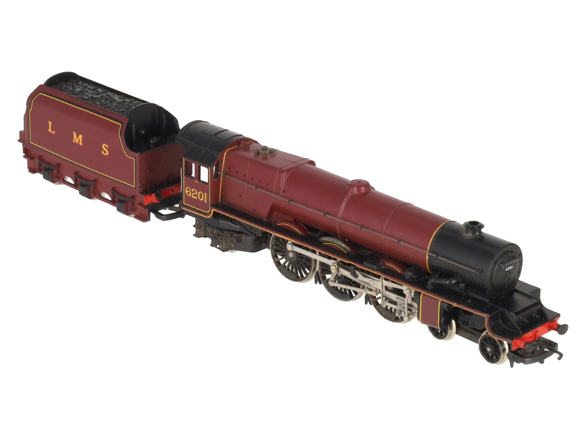 Hornby R832 OO LMS Princess Elizabeth Steam Locomotive & Tender #6201 - DC EX/Box