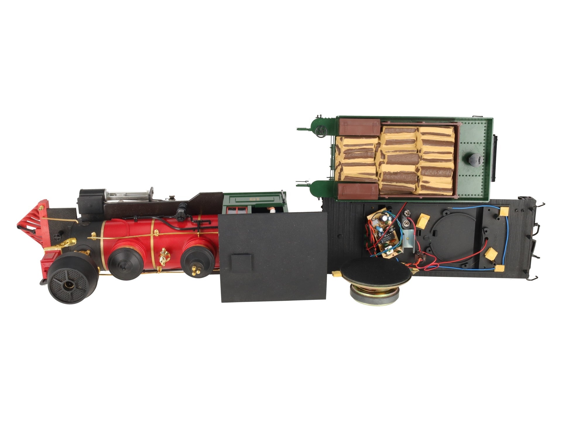 LGB 2018D G Scale DSP&PRR 2-6-0 Mogul Steam Locomotive & Tender #18 VG
