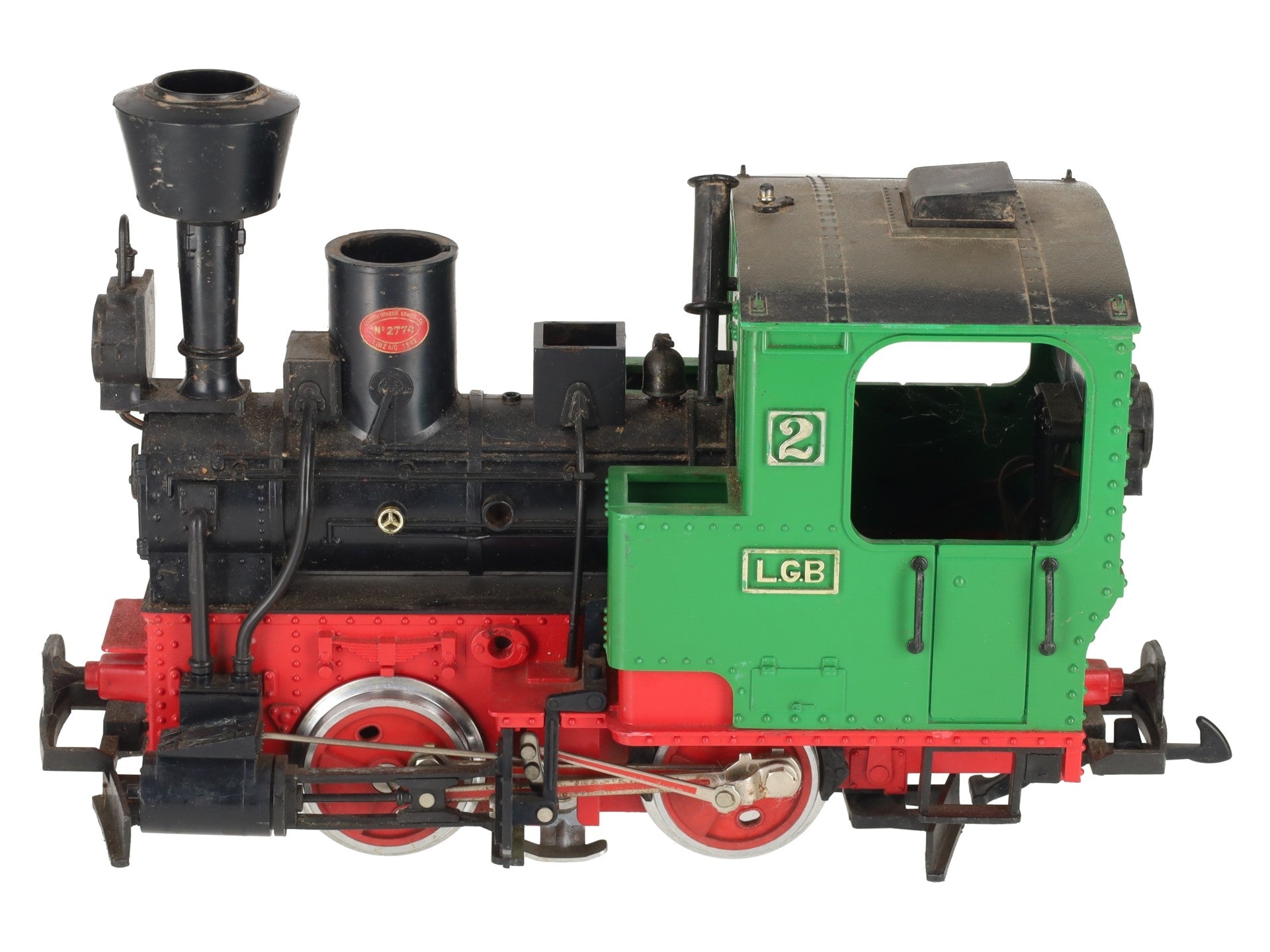 LGB 2020 G Scale 0-4-0 Staintz Steam Locomotive (Green) #2 VG