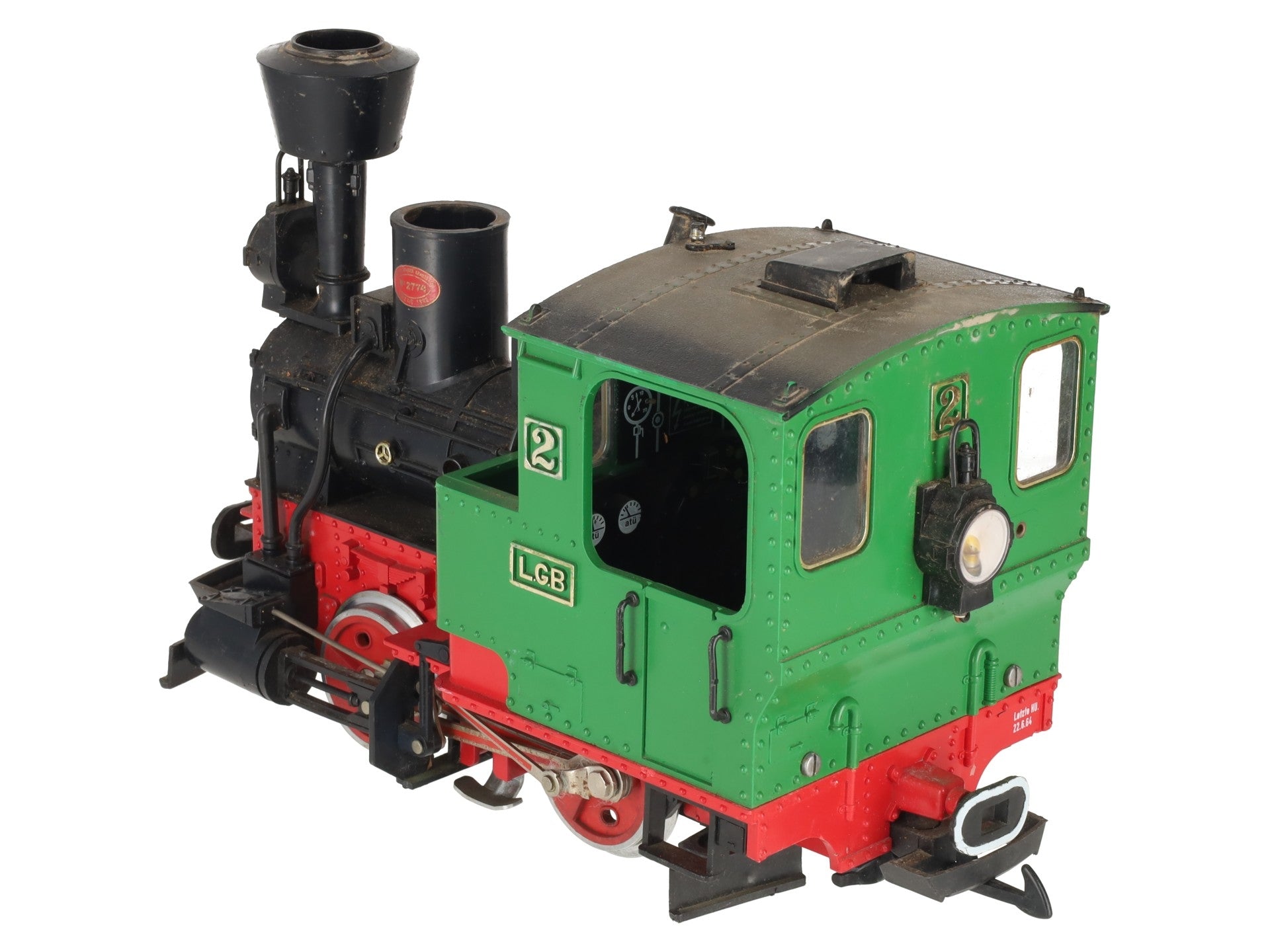 LGB 2020 G Scale 0-4-0 Staintz Steam Locomotive (Green) #2 VG