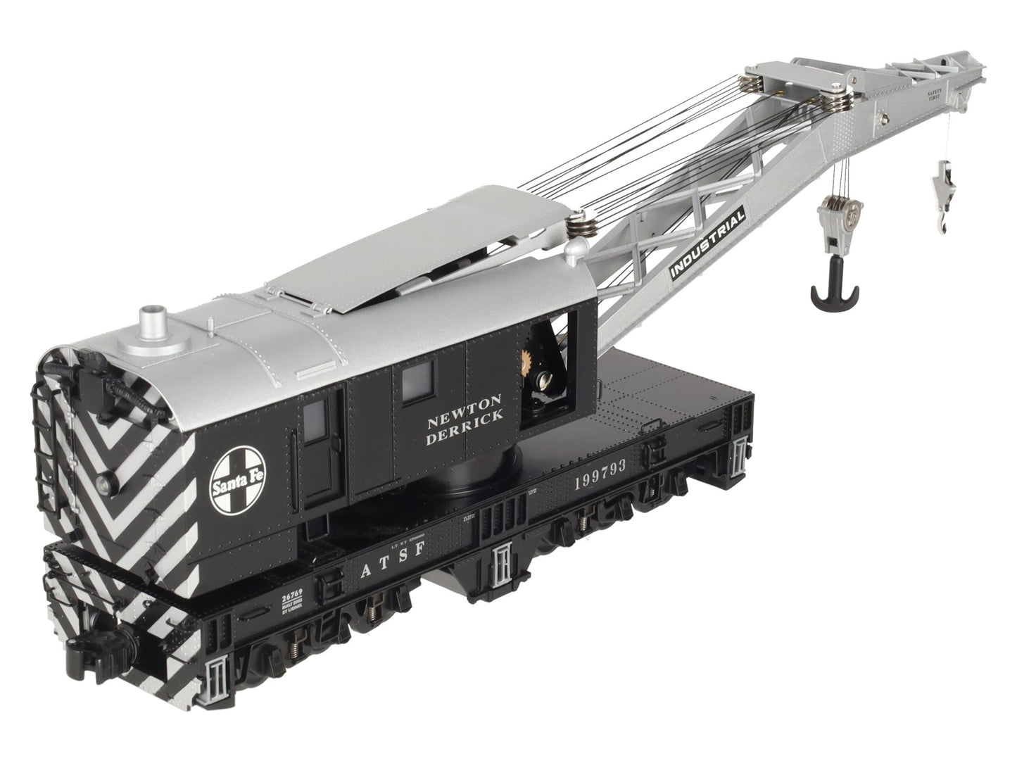 Lionel 6-26769 O Gauge Santa Fe Crane Car with TMCC #199793 EX/Box