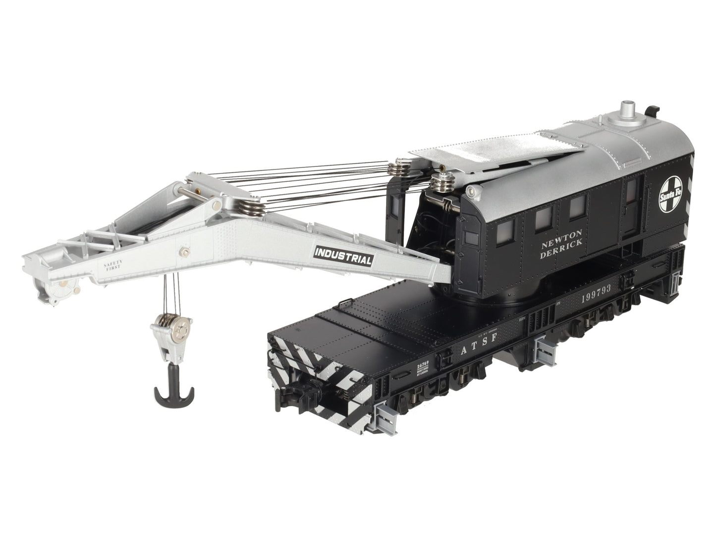 Lionel 6-26769 O Gauge Santa Fe Crane Car with TMCC #199793 EX/Box