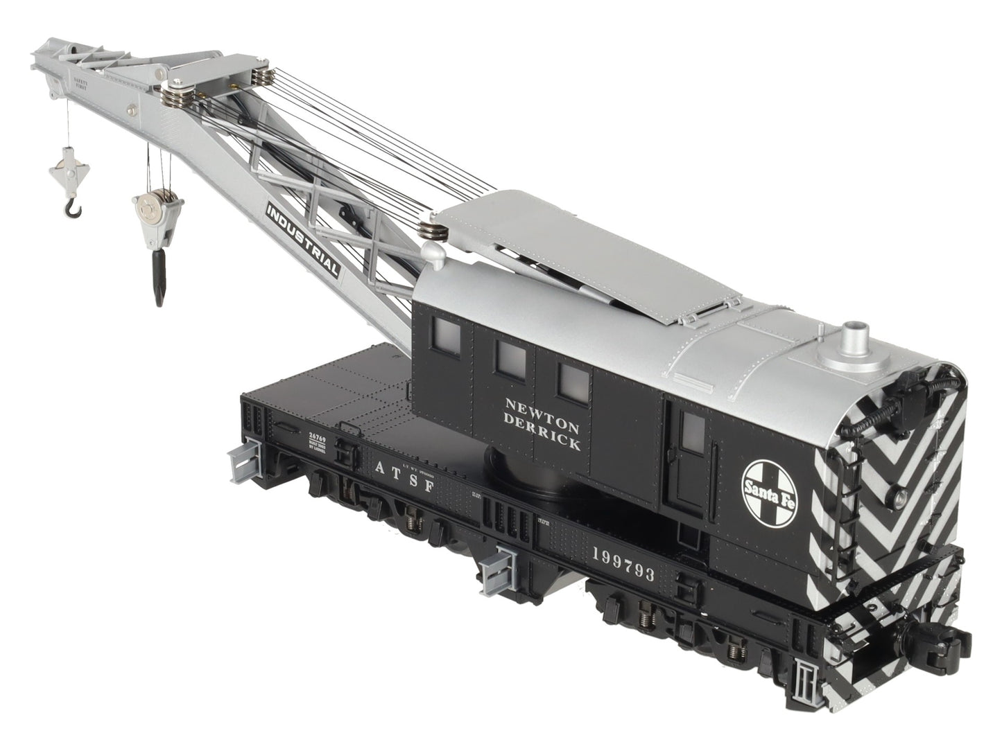 Lionel 6-26769 O Gauge Santa Fe Crane Car with TMCC #199793 EX/Box