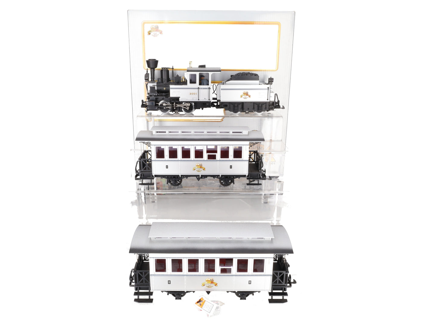 LGB 29151 G Scale Ernst Paul Lehmann 120th Anniversary G Gauge Steam Train Set EX/Box
