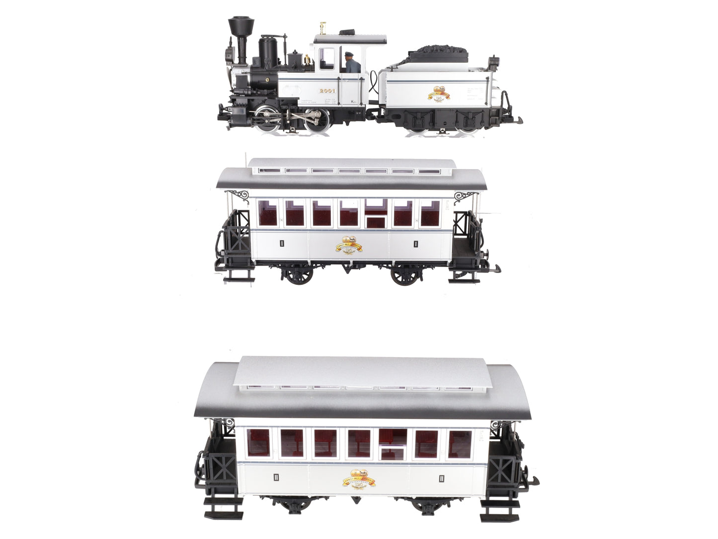 LGB 29151 G Scale Ernst Paul Lehmann 120th Anniversary G Gauge Steam Train Set EX/Box