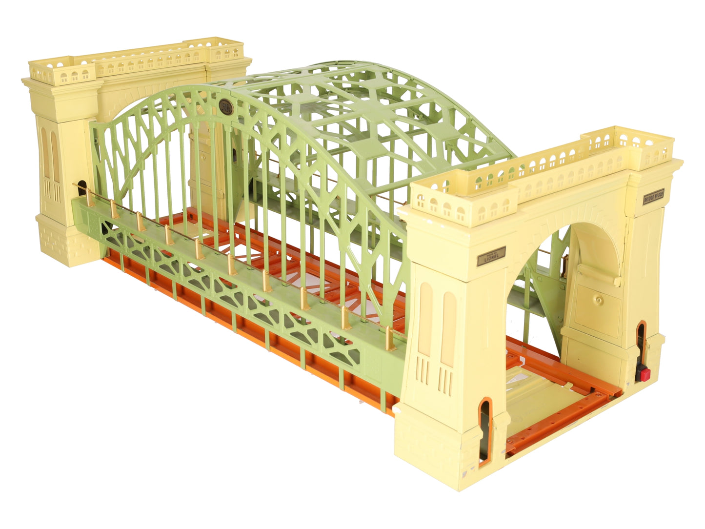 Lionel 6-32904 O Gauge Green & Cream Tinplate Hellgate Bridge #305 EX