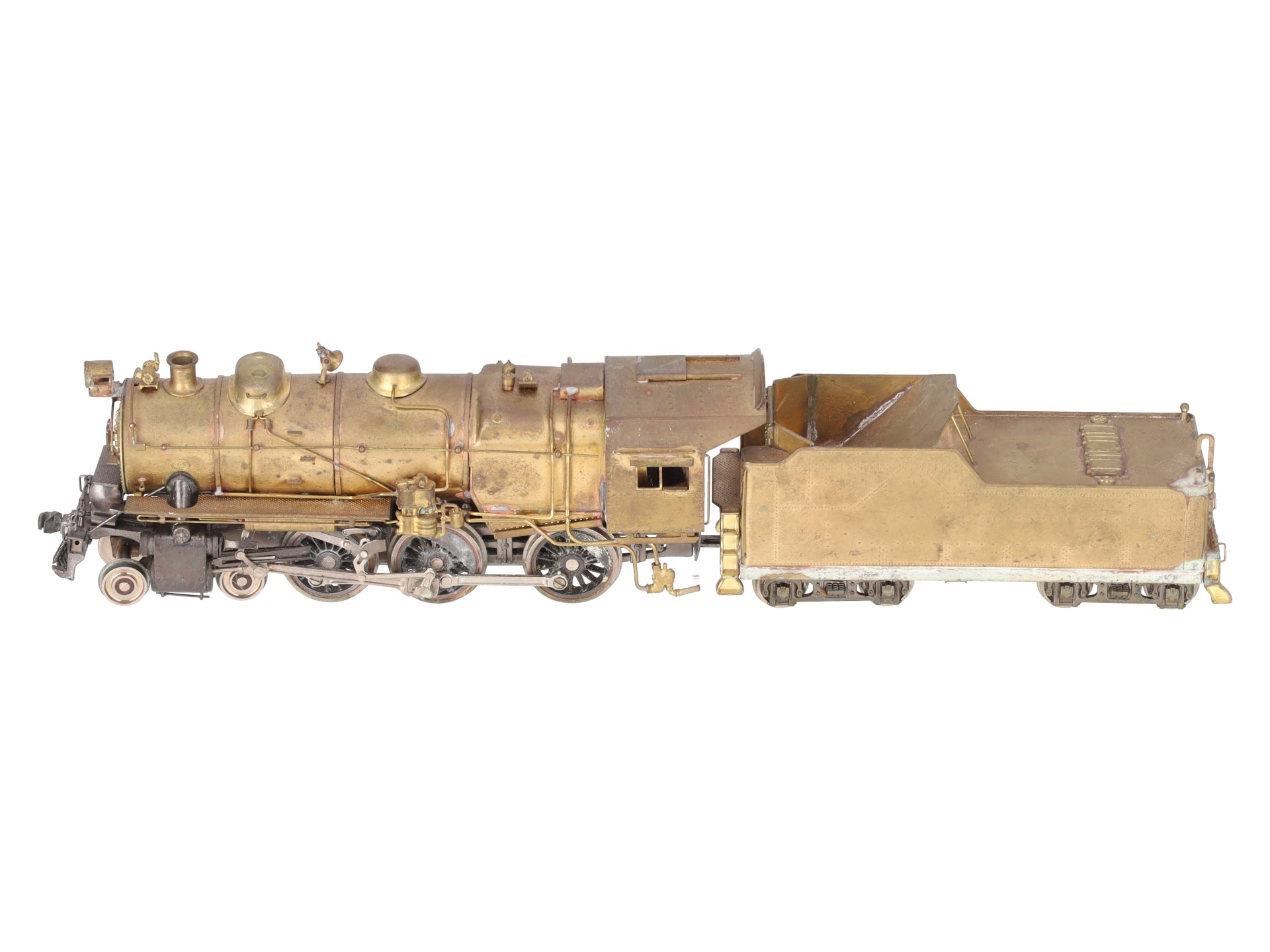 Max Gray KTM HO Brass PRR G-5 4-6-0 Ten Wheeler - Unpainted EX