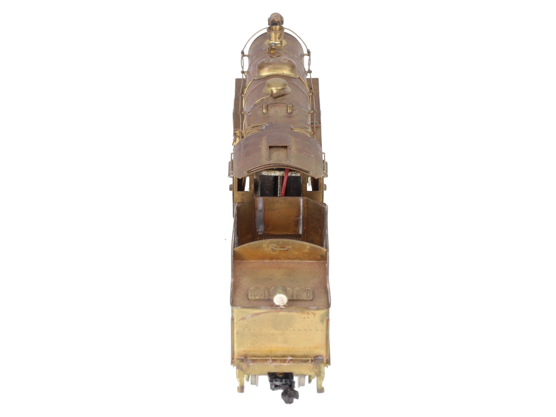 HO BRASS PRR C-1 0-8-0 Steam Locomotive & Tender - Unpainted EX