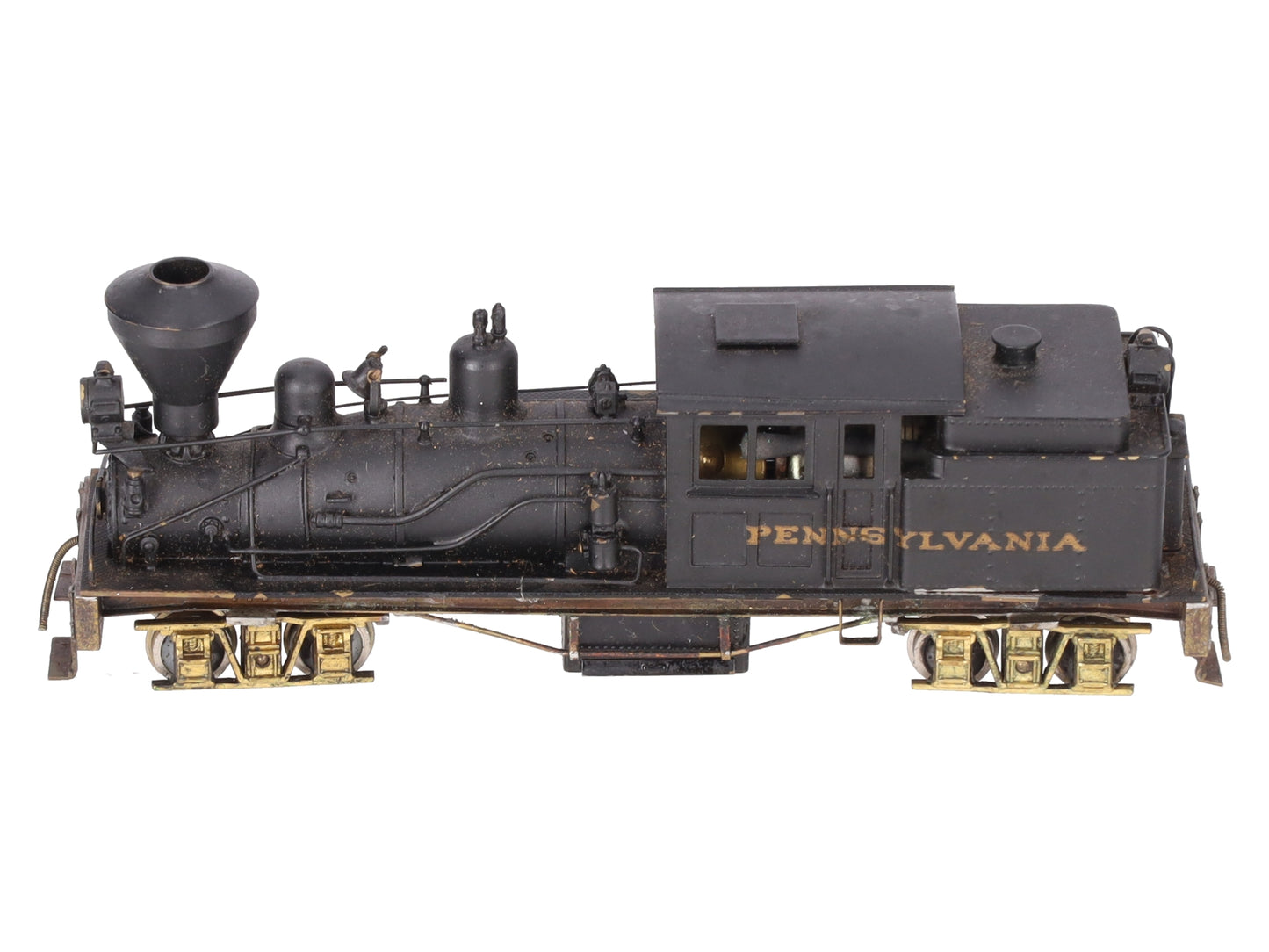 Pacific Fast Mail HO BRASS 2-Truck B-2 Class B Logging Shay - Painted EX