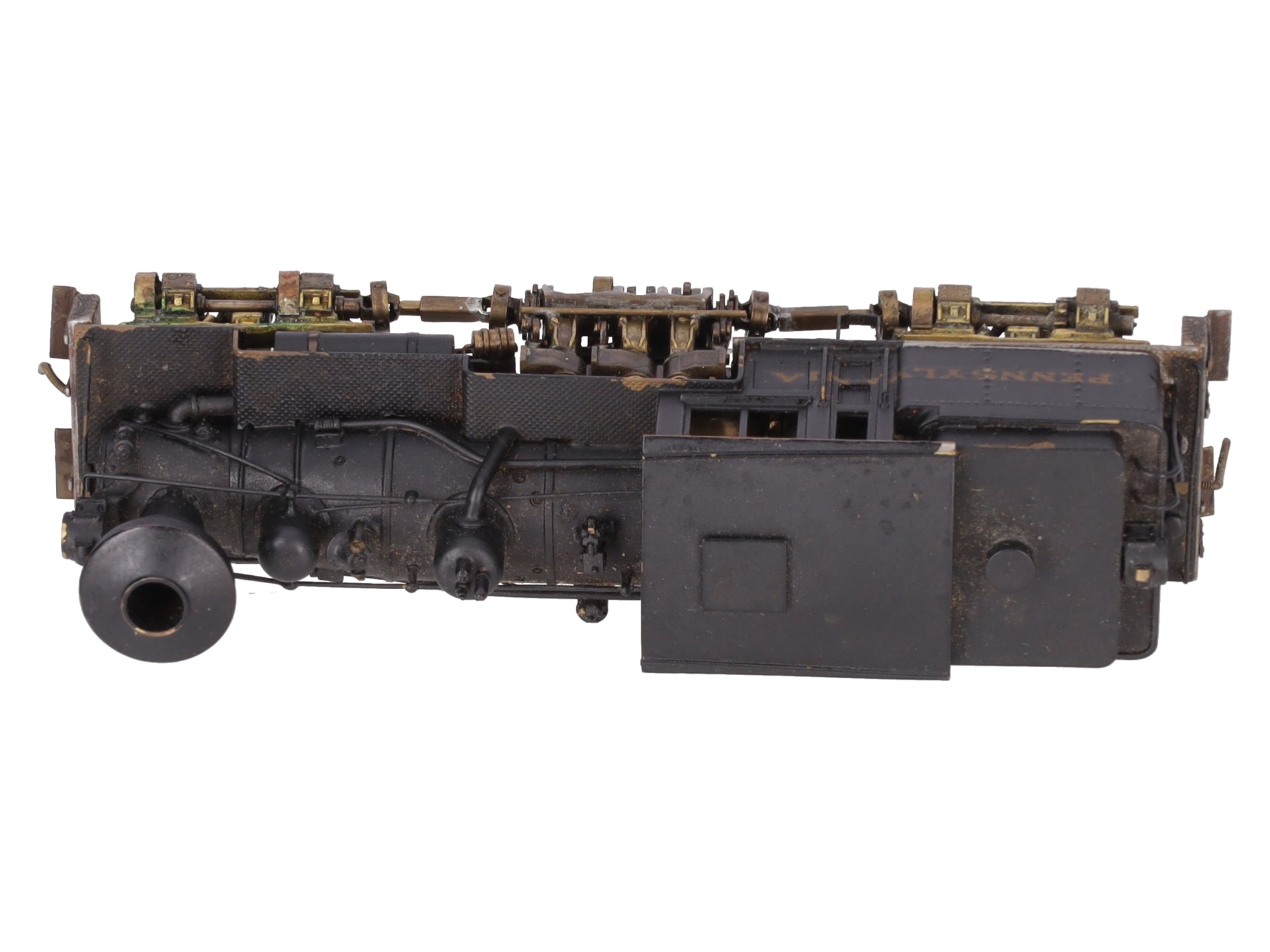 Pacific Fast Mail HO BRASS 2-Truck B-2 Class B Logging Shay - Painted EX