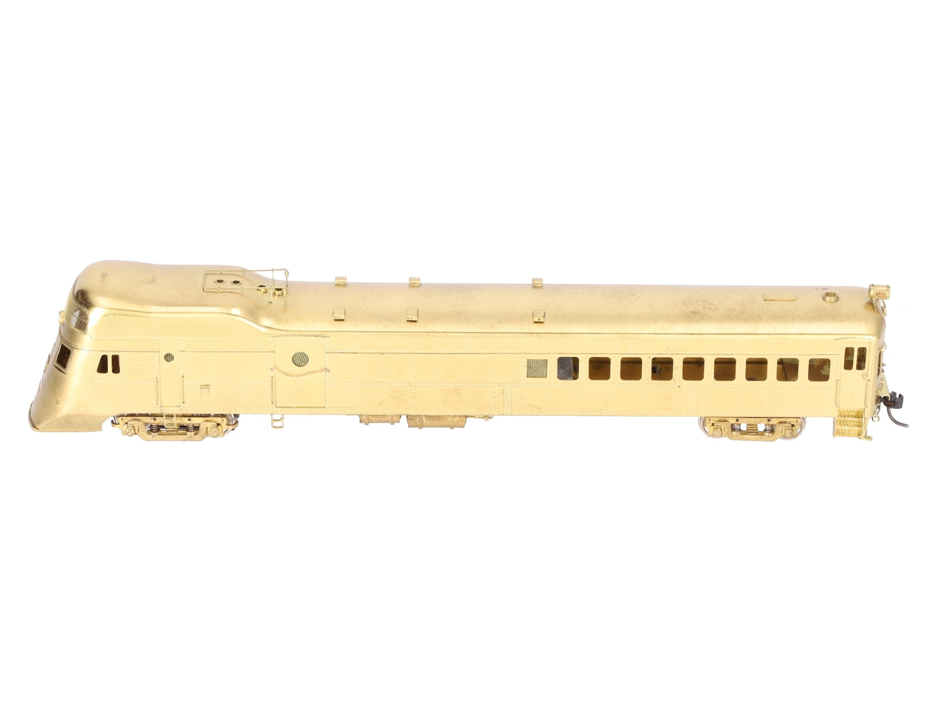 NJ Custom Brass 167 HO PRR Pennsylvania Gas Electric 4663 Streamlined Locomotive EX