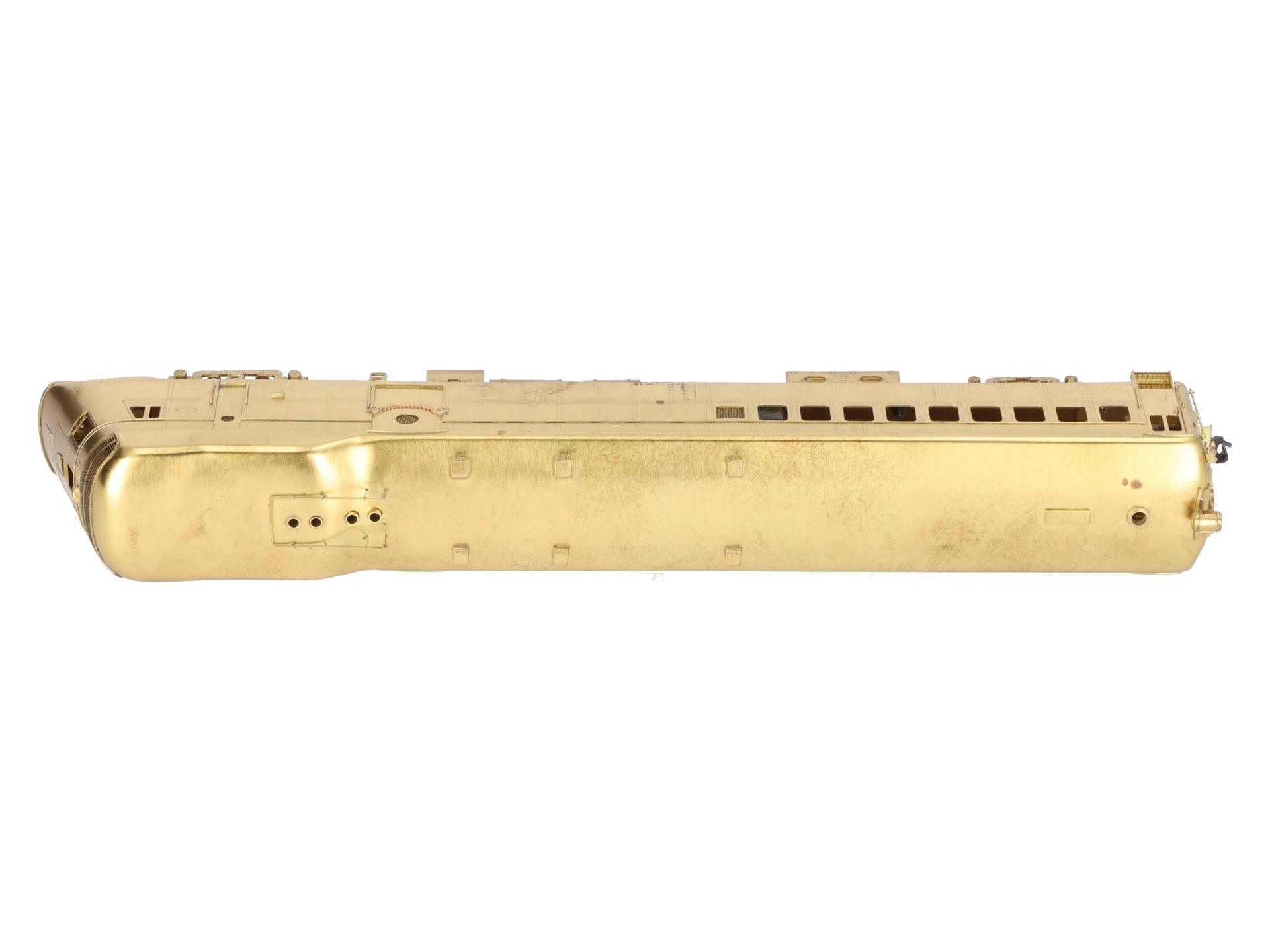 NJ Custom Brass 167 HO PRR Pennsylvania Gas Electric 4663 Streamlined Locomotive EX